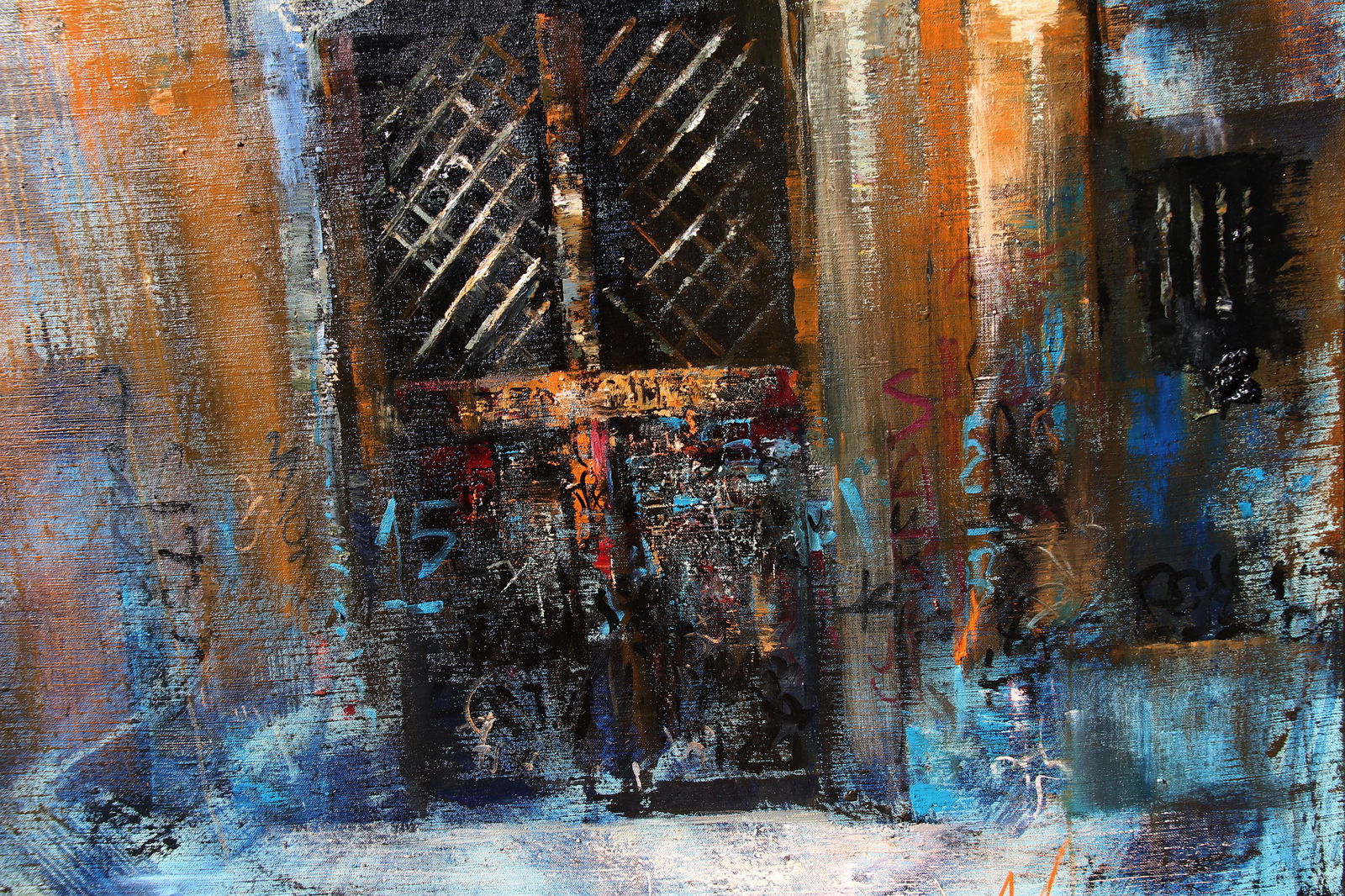 Oil painting Door fifteen Anatoliy Menkiv - 5