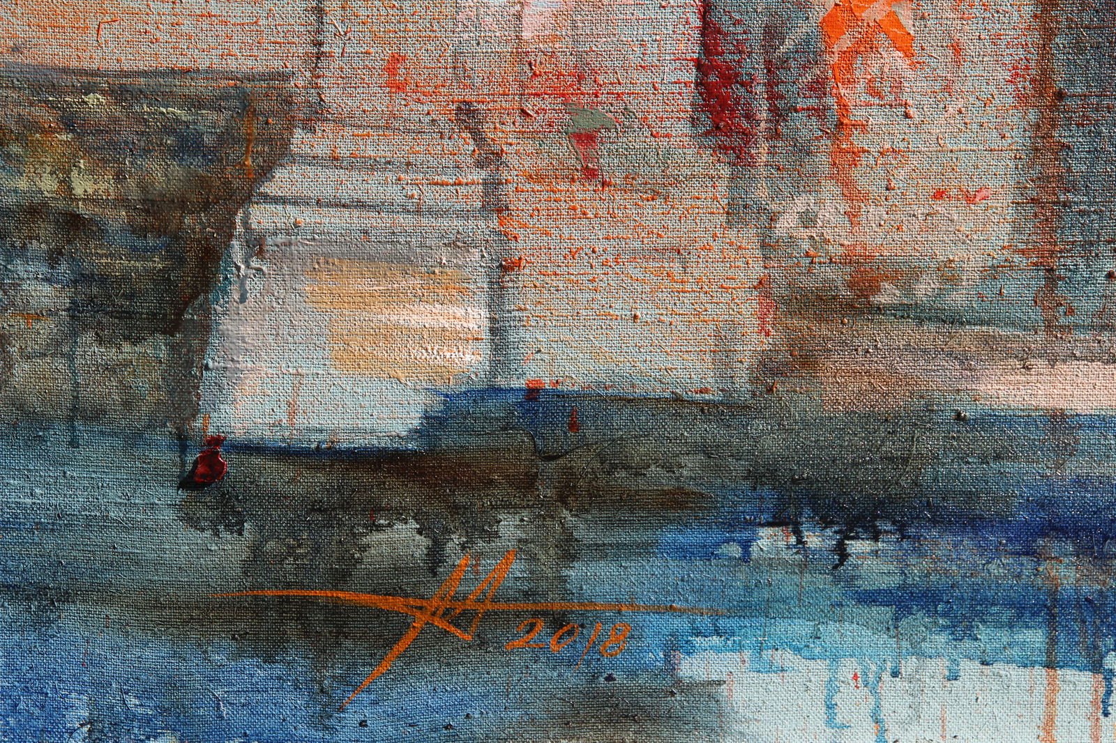 Oil painting Door number three Anatoliy Menkiv - 4