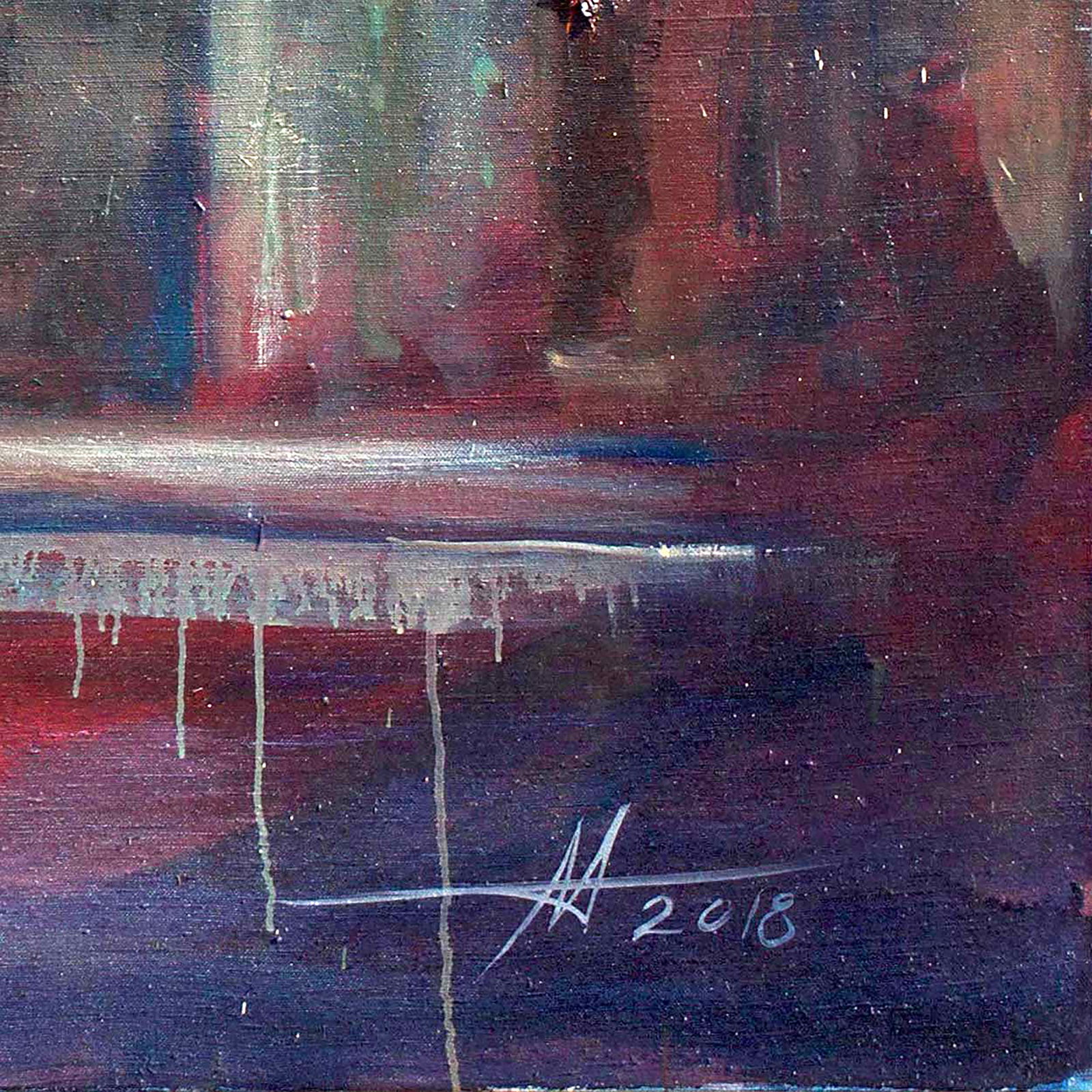 Oil painting Illuminated with Light Anatoliy Menkiv - 3