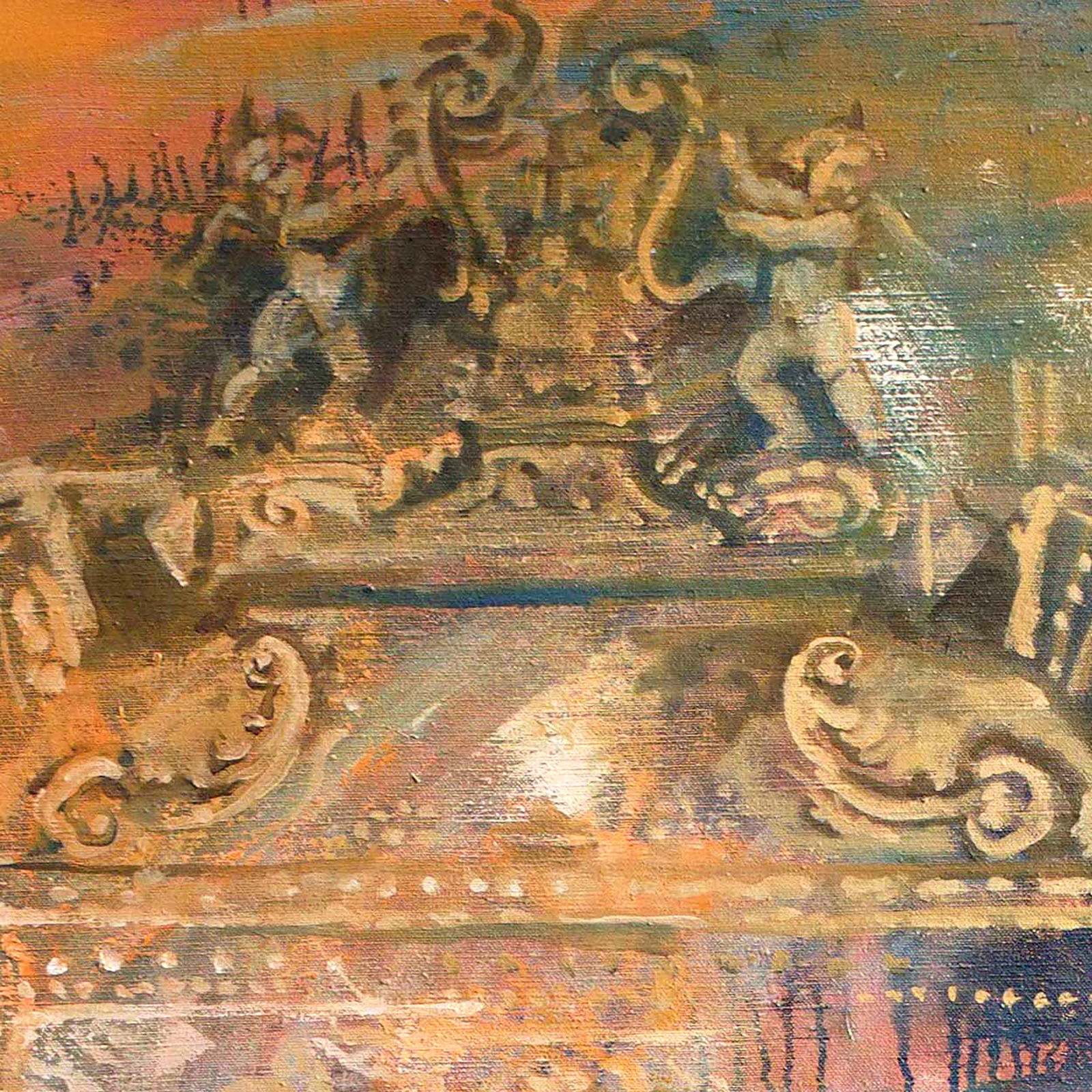 Oil painting Illuminated with Light Anatoliy Menkiv - 4