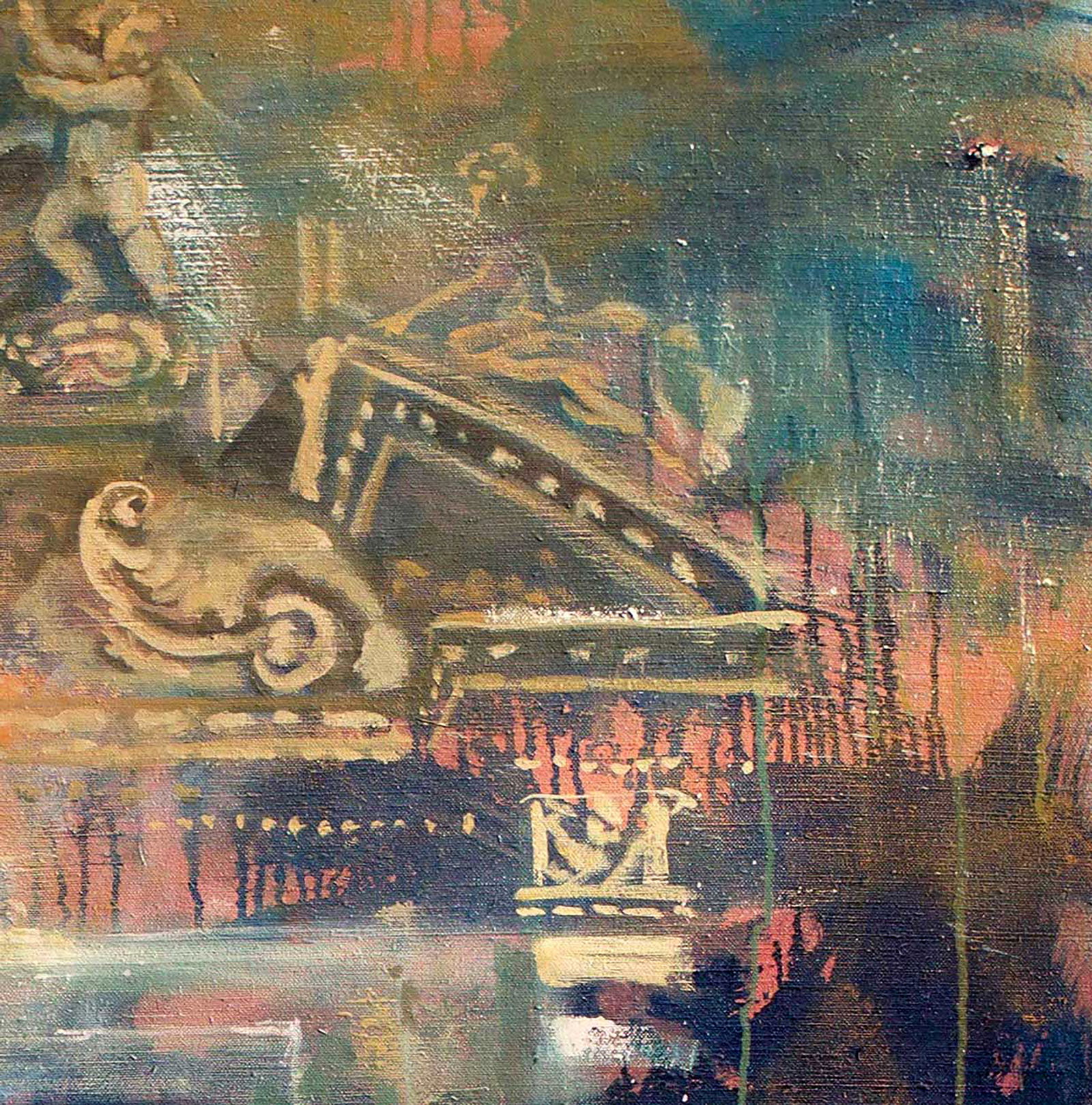 Oil painting Illuminated with Light Anatoliy Menkiv - 5