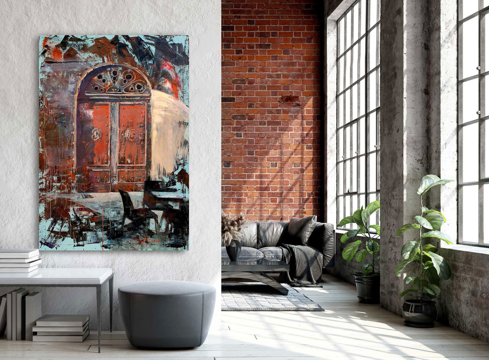 Oil painting After Coffee Anatoliy Menkiv - 2