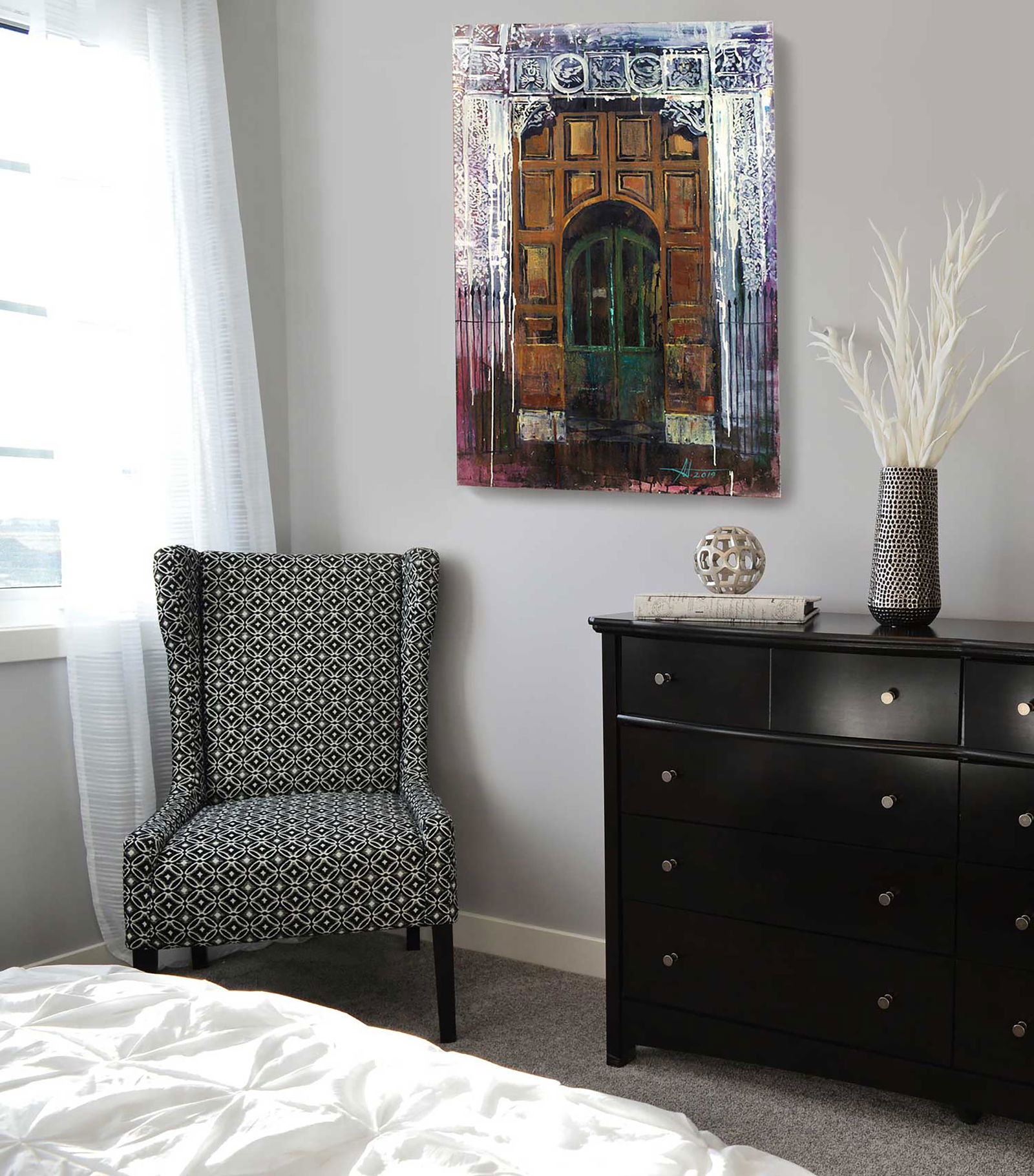 Oil painting Doors behind doors Anatoliy Menkiv - 2