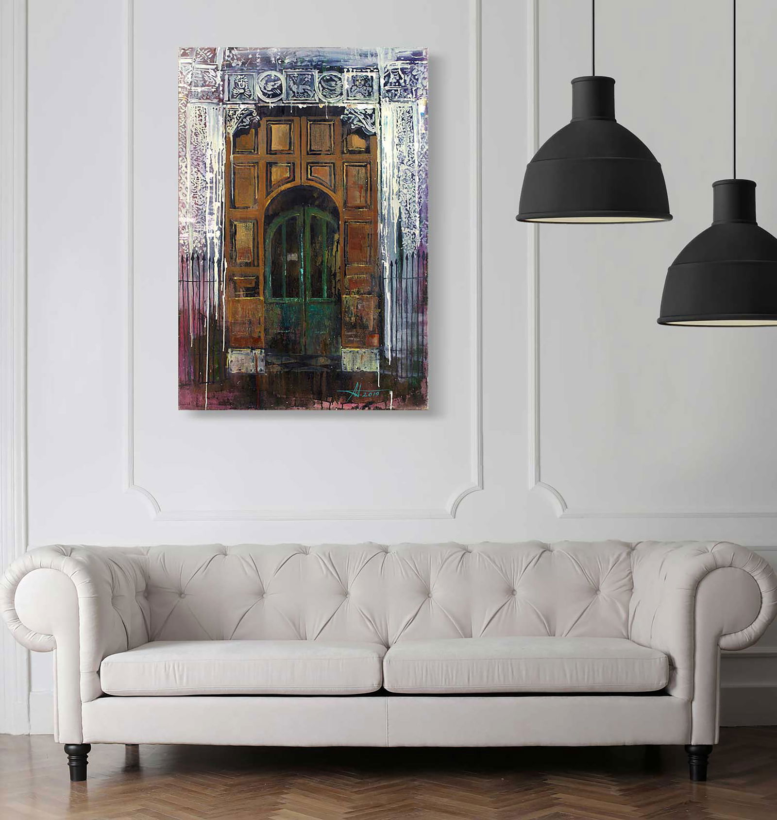 Oil painting Doors behind doors Anatoliy Menkiv - 3