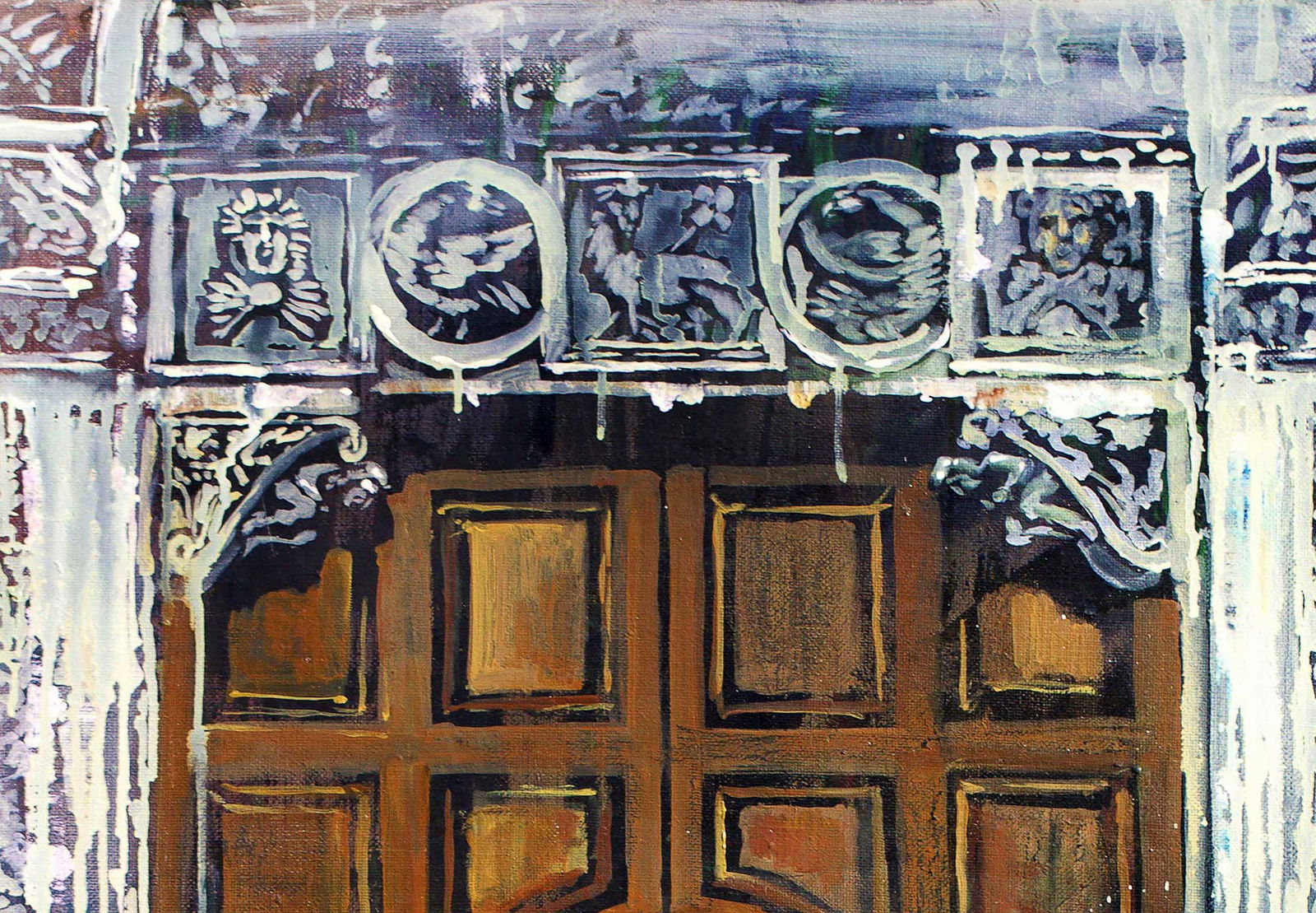 Oil painting Doors behind doors Anatoliy Menkiv - 5