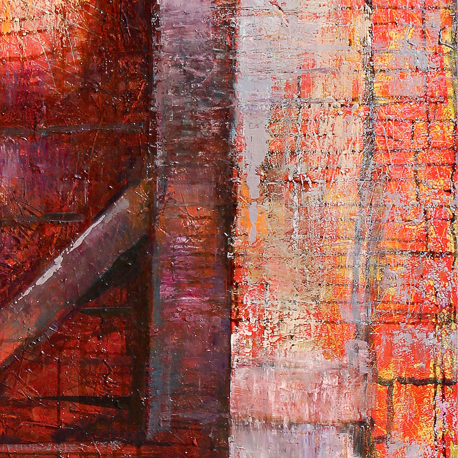 Oil painting Red door Anatoliy Menkiv - 6