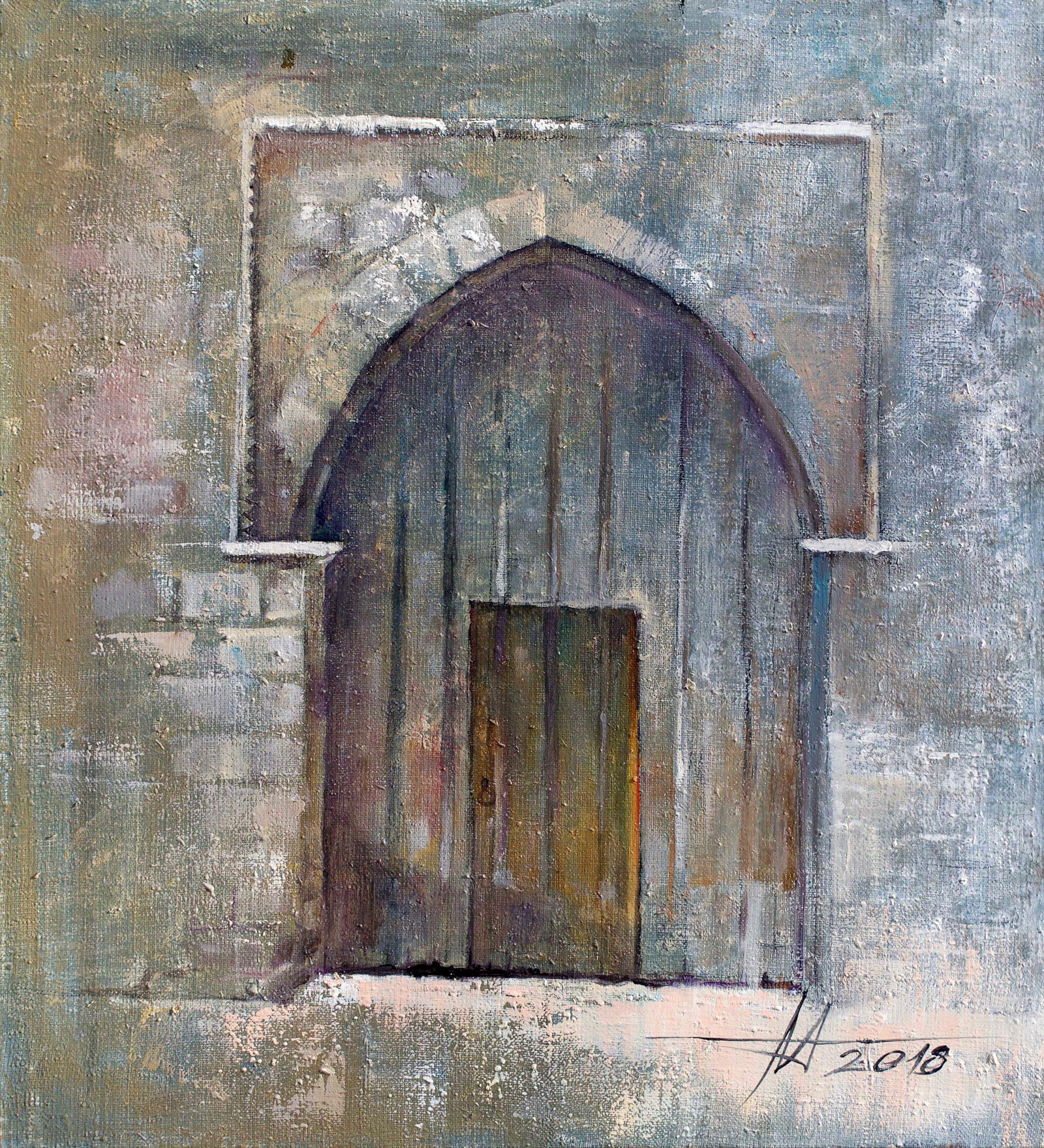 Oil painting Tempus Anatoliy Menkiv (1 of 6)