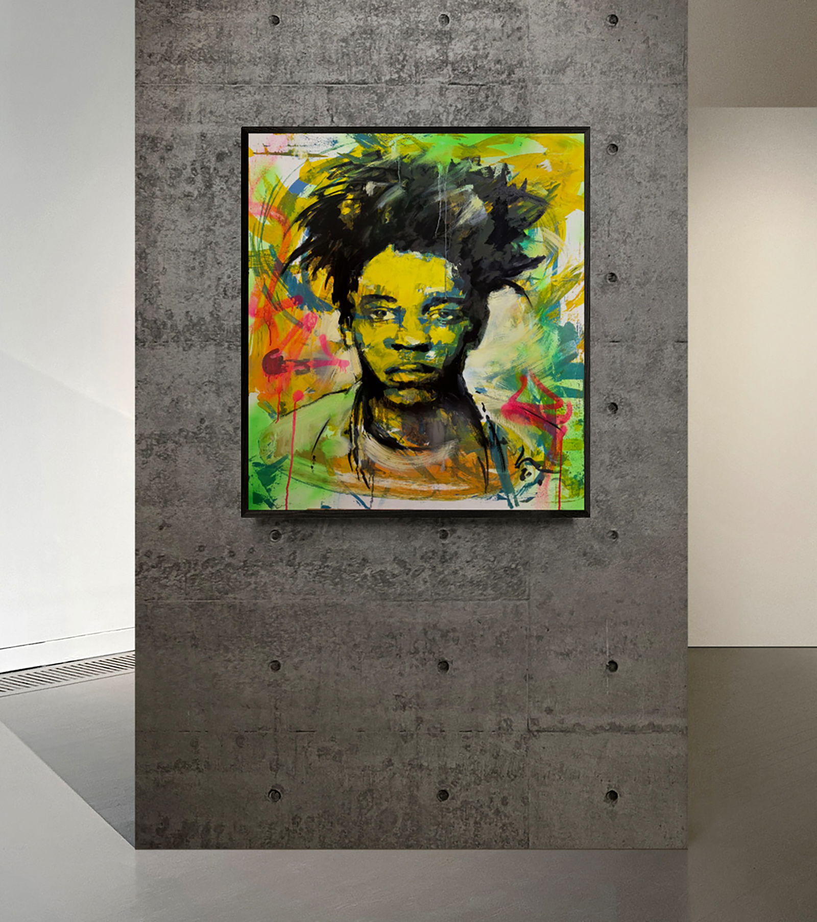 Acrylic painting Neon Pulsation Anatoliy Menkiv - 2