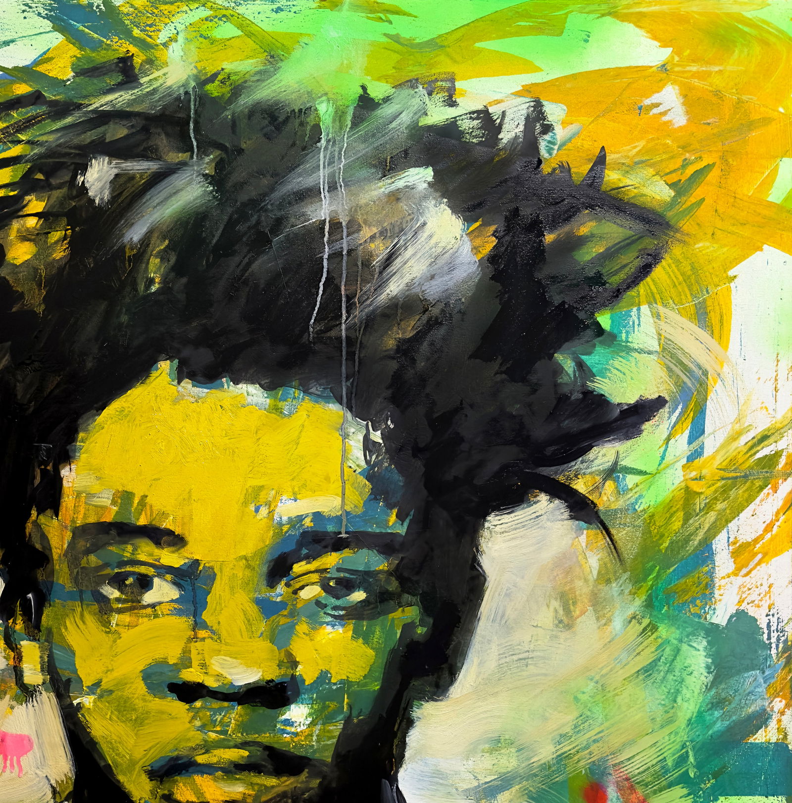 Acrylic painting Neon Pulsation Anatoliy Menkiv - 4