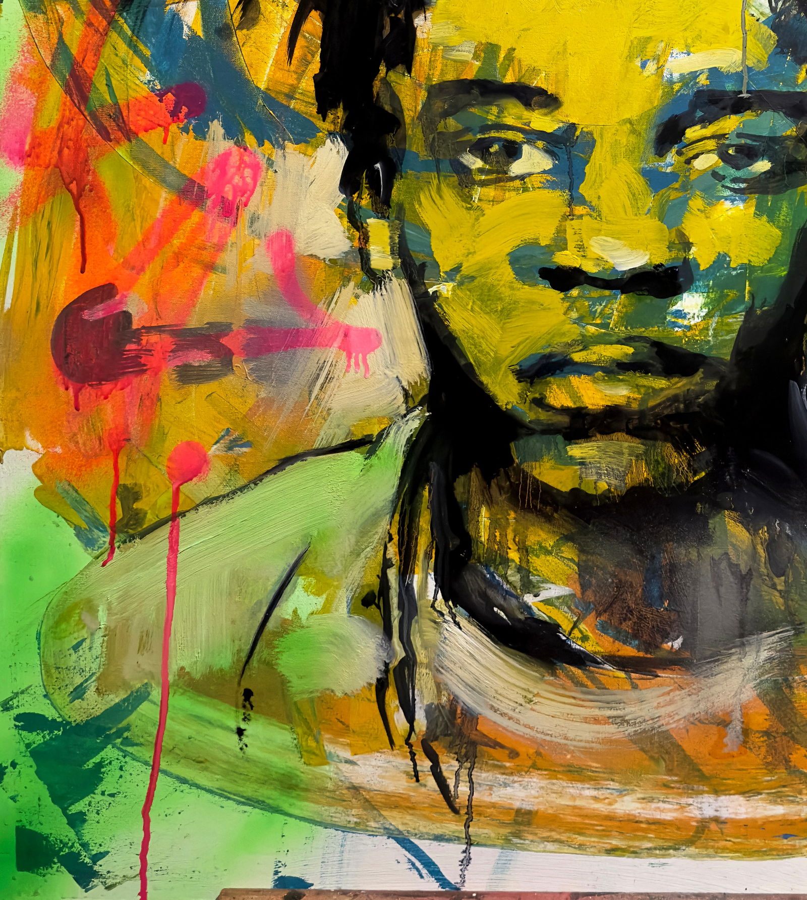 Acrylic painting Neon Pulsation Anatoliy Menkiv - 5