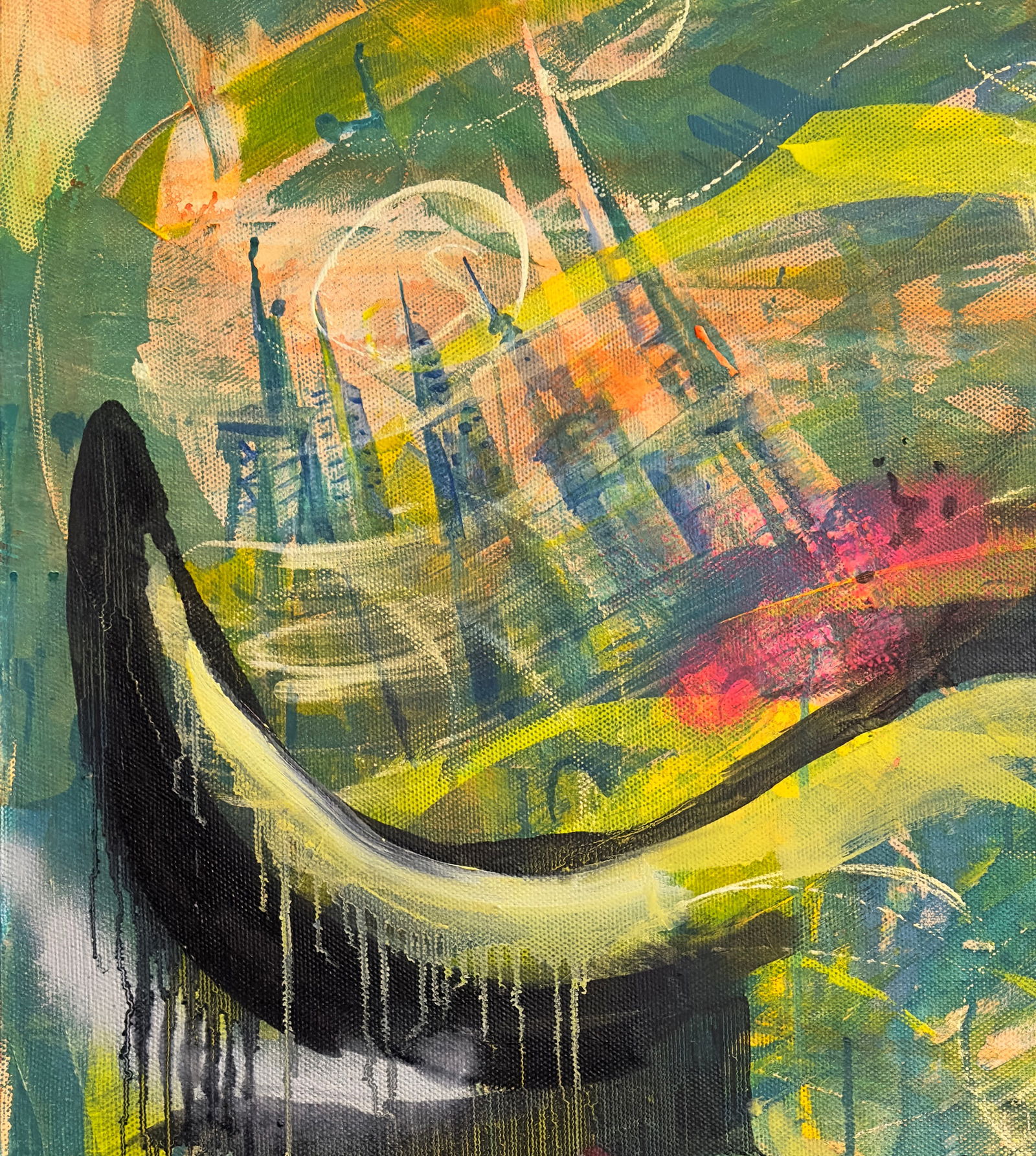 Acrylic painting Philosophy of success Anatoliy Menkiv - 2