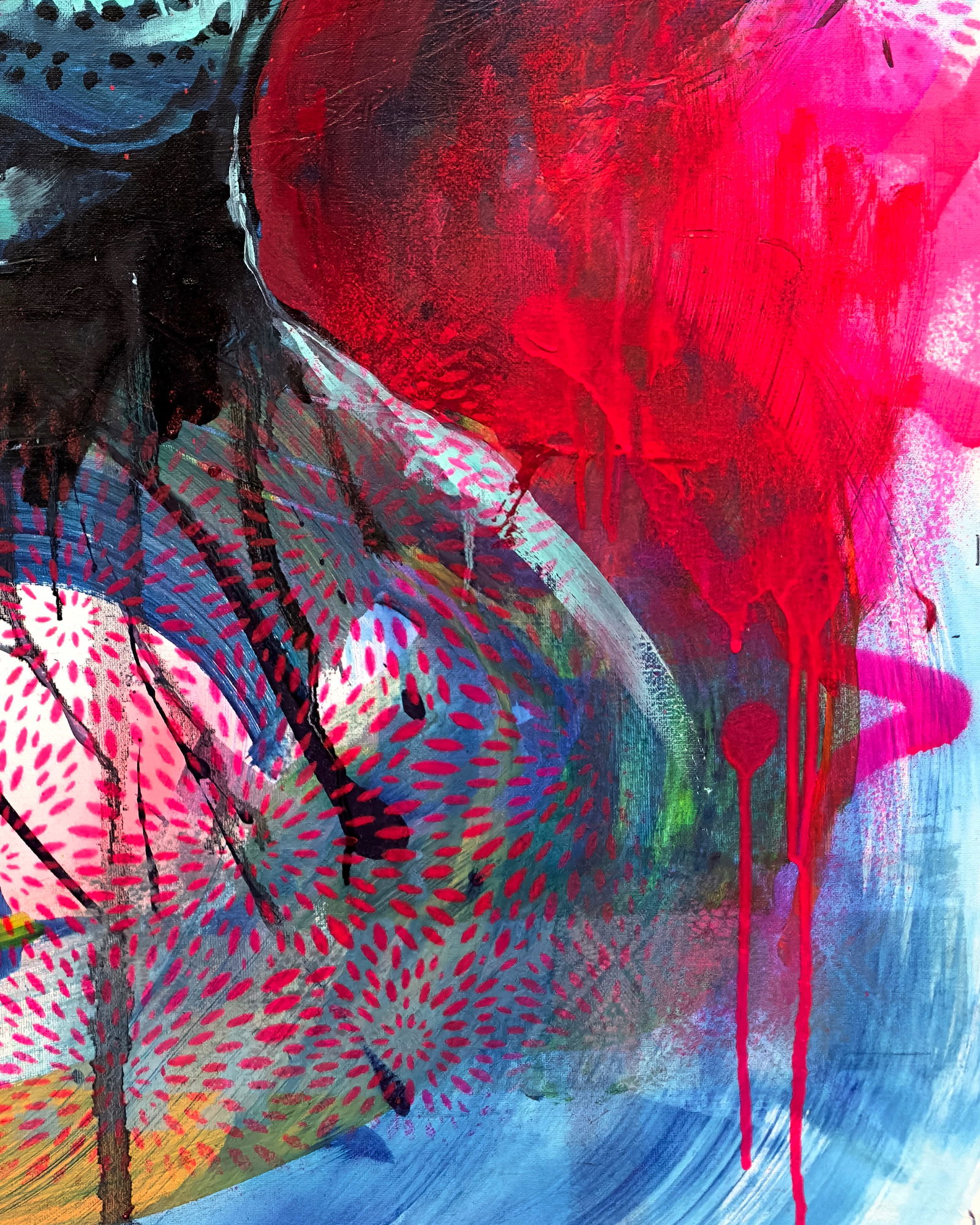 Acrylic painting Sphinx Anatoliy Menkiv - 4