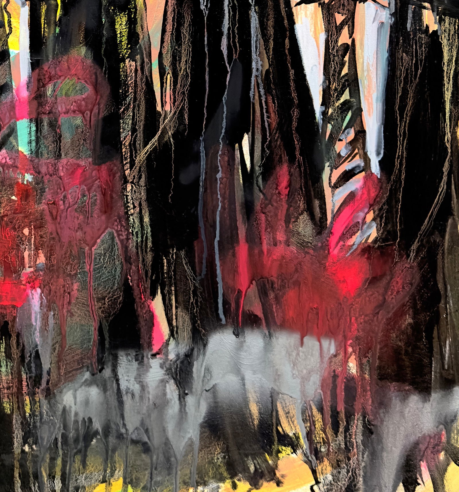 Acrylic painting Three Bulls Anatoliy Menkiv - 6