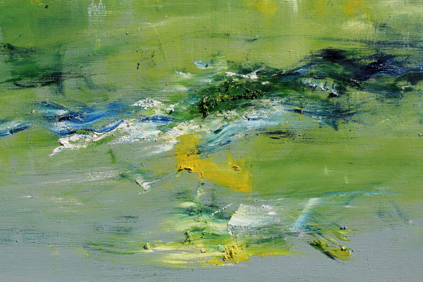 Oil painting City on the river Anatoliy Menkiv - 3