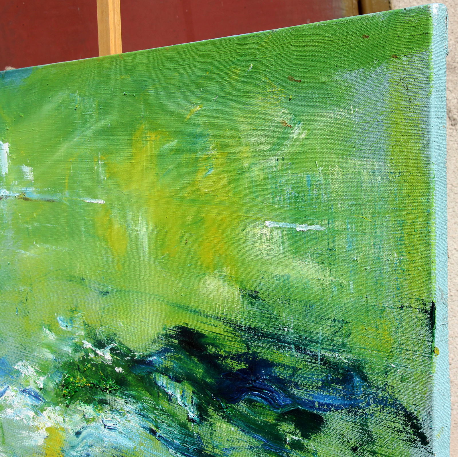 Oil painting City on the river Anatoliy Menkiv - 6