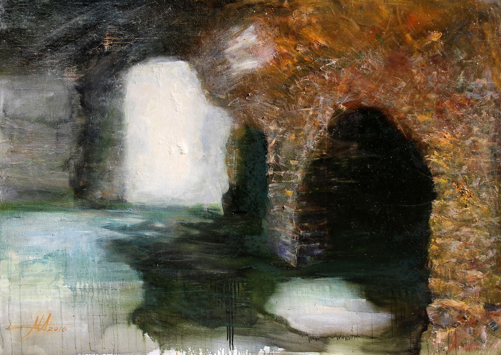 Oil painting Exit Anatoliy Menkiv (1 of 6)