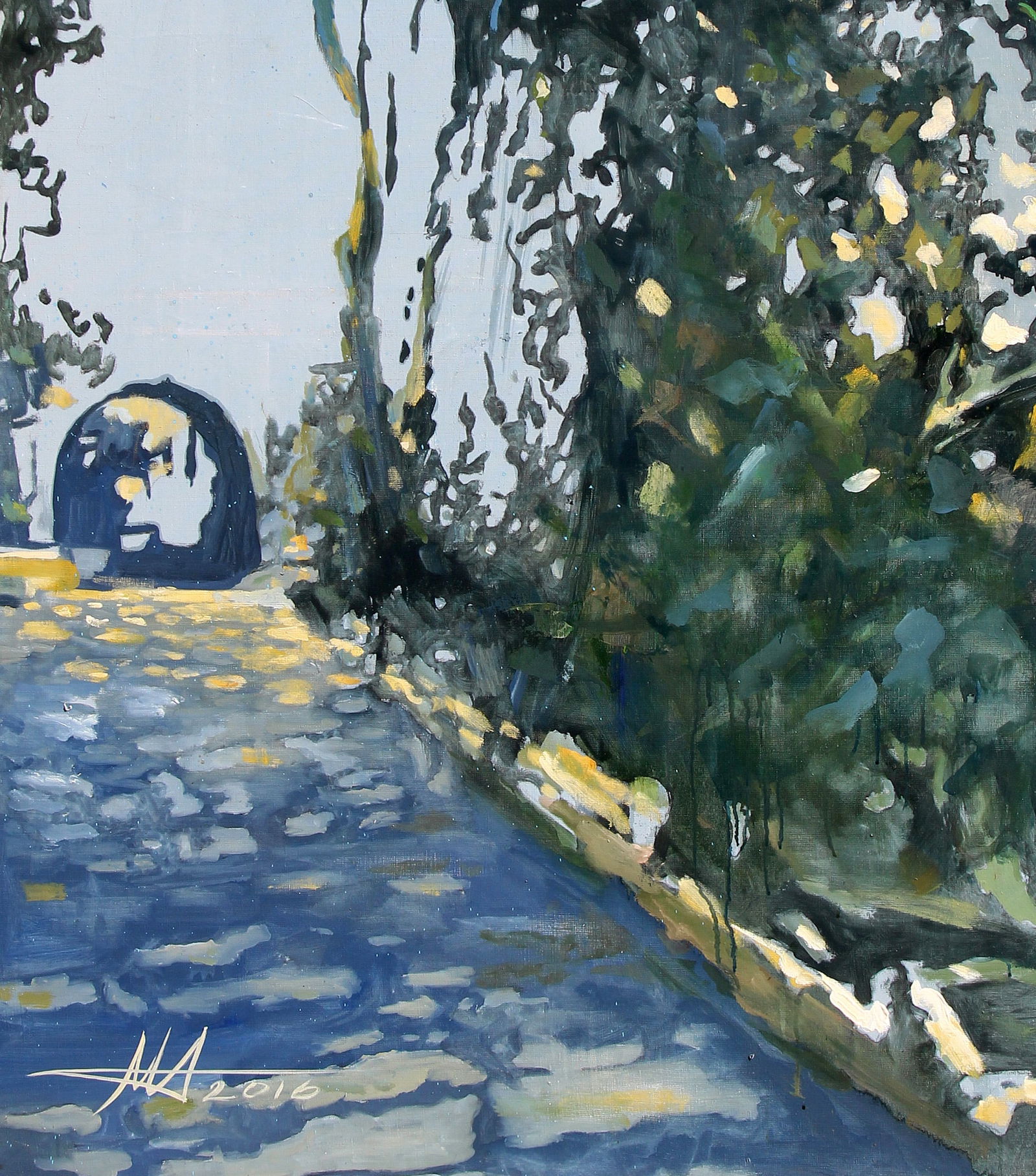 Oil painting Memoirs Anatoliy Menkiv - 4