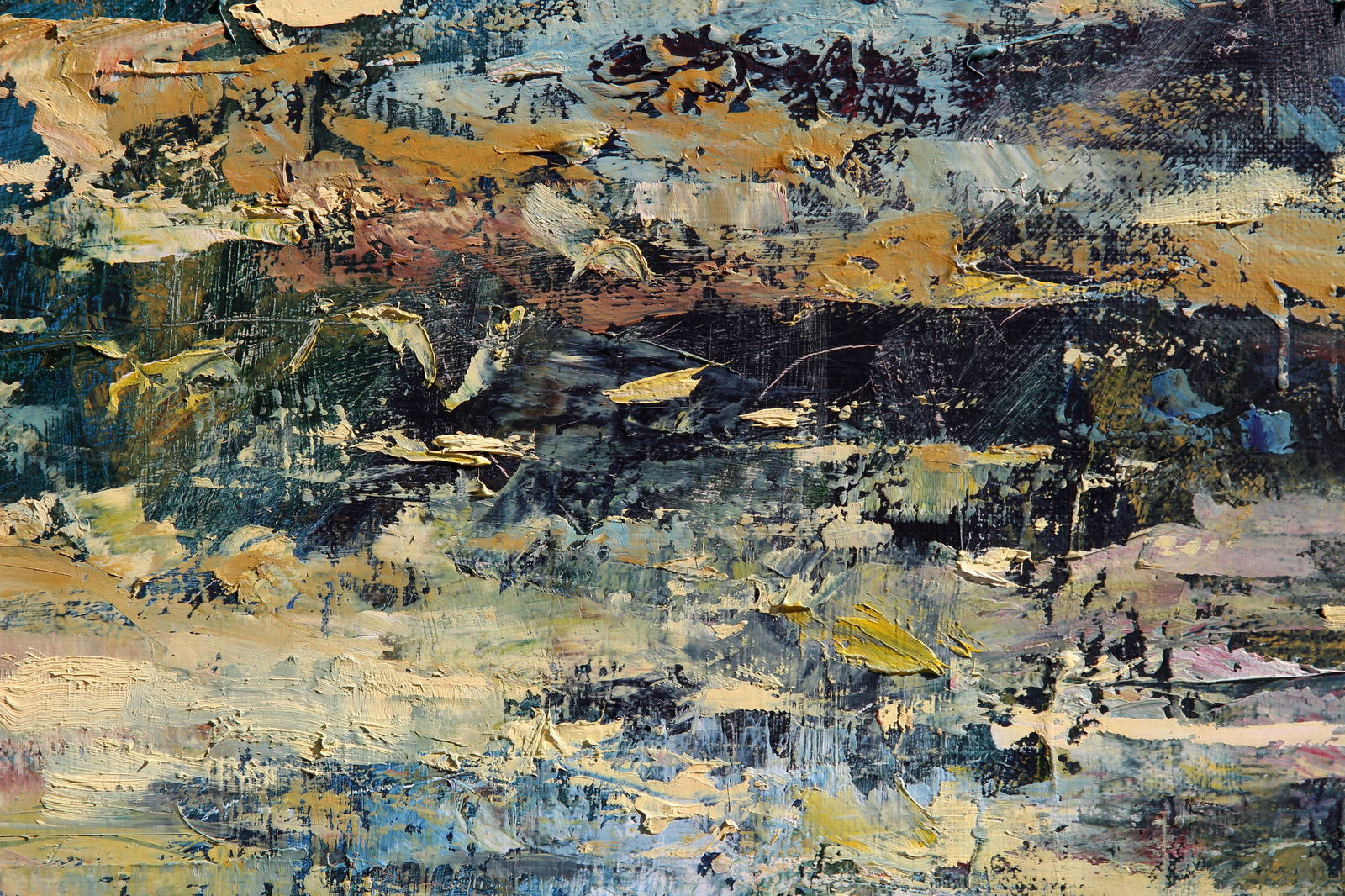 Oil painting Small river Anatoliy Menkiv - 3