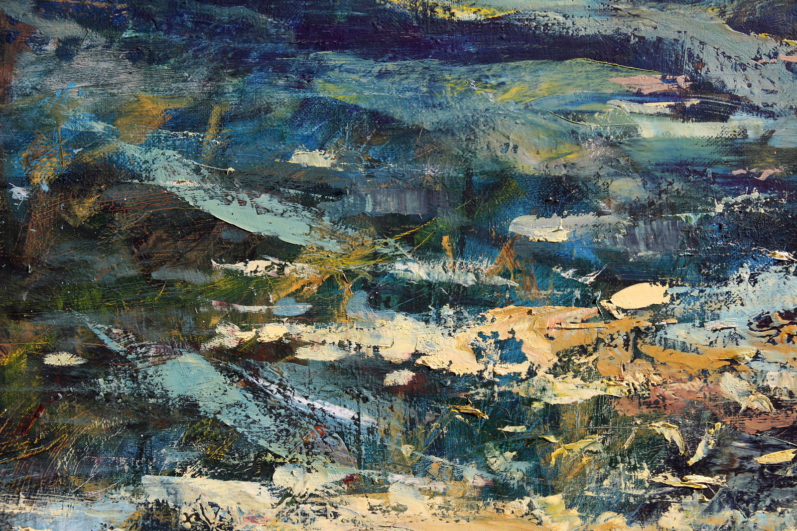 Oil painting Small river Anatoliy Menkiv - 4