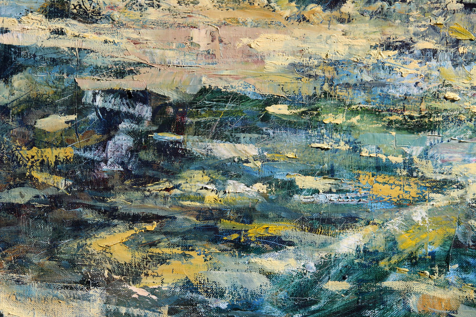 Oil painting Small river Anatoliy Menkiv - 5