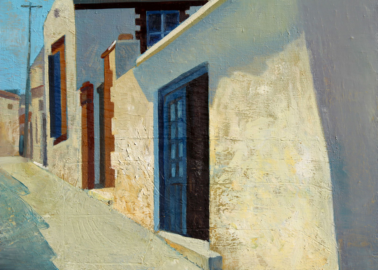 Oil painting Quiet Street Anatoliy Menkiv - 5