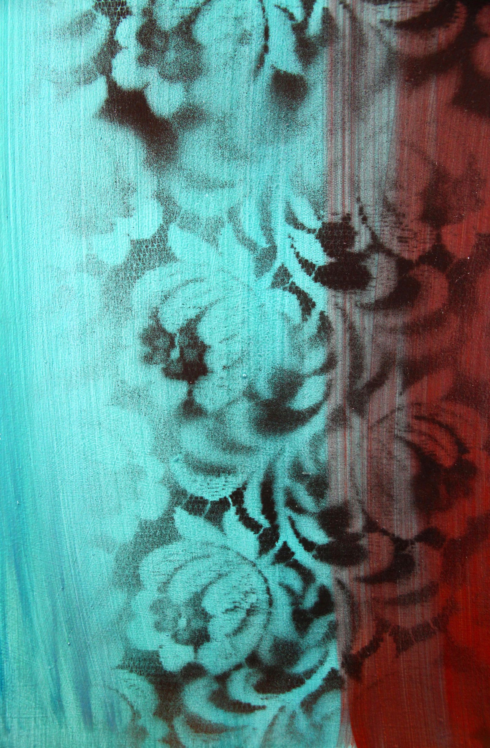 Acrylic painting Black ornament Anatoliy Menkiv - 5