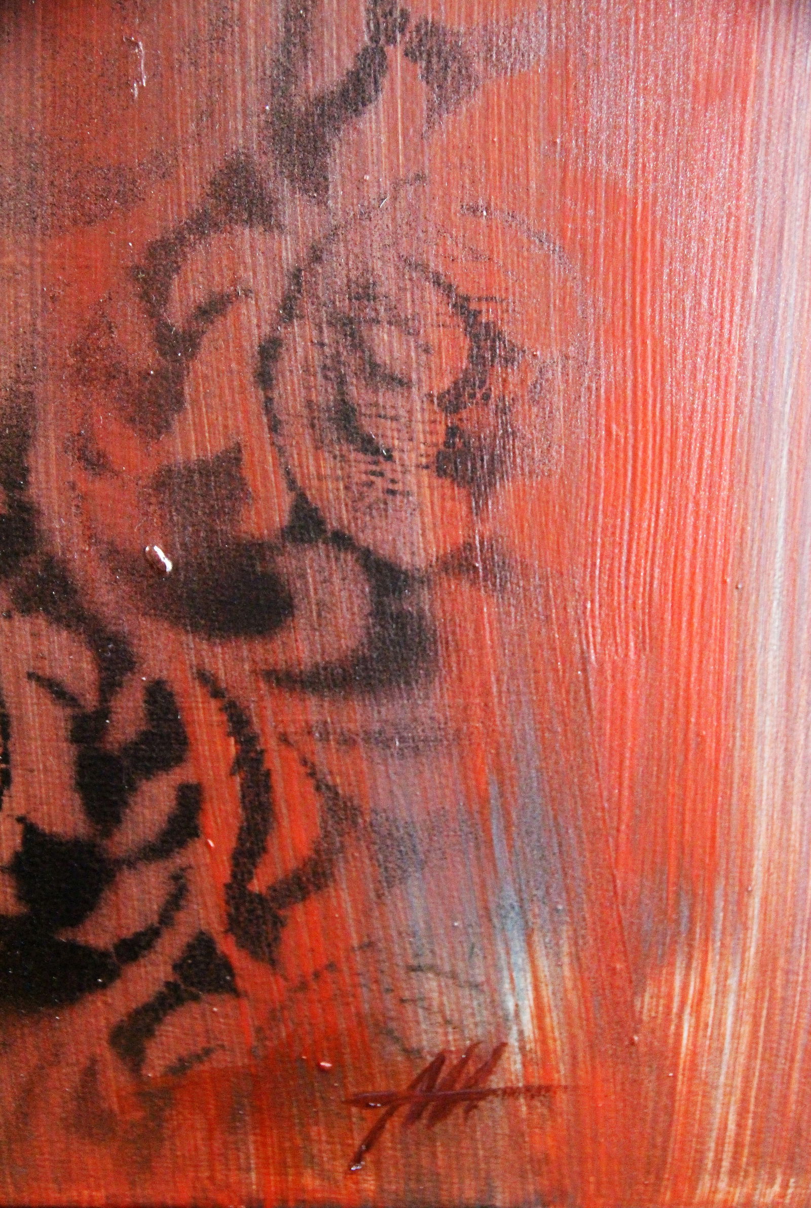 Acrylic painting Black ornament Anatoliy Menkiv - 7