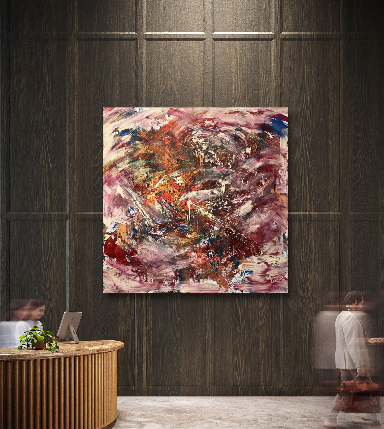 Acrylic painting Dance of Emotion Anatoliy Menkiv - 2