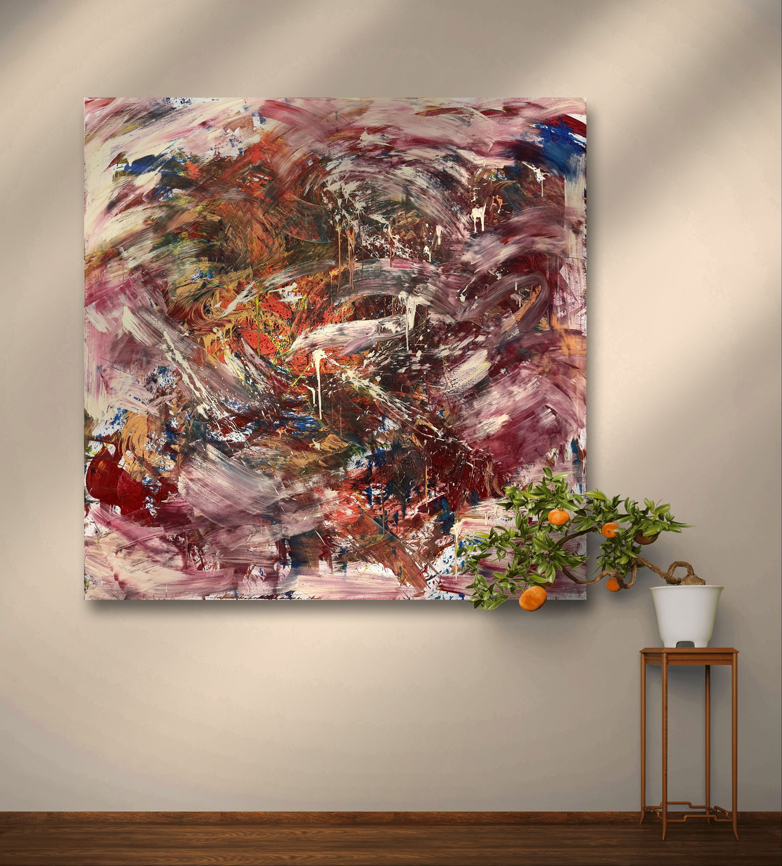 Acrylic painting Dance of Emotion Anatoliy Menkiv - 3