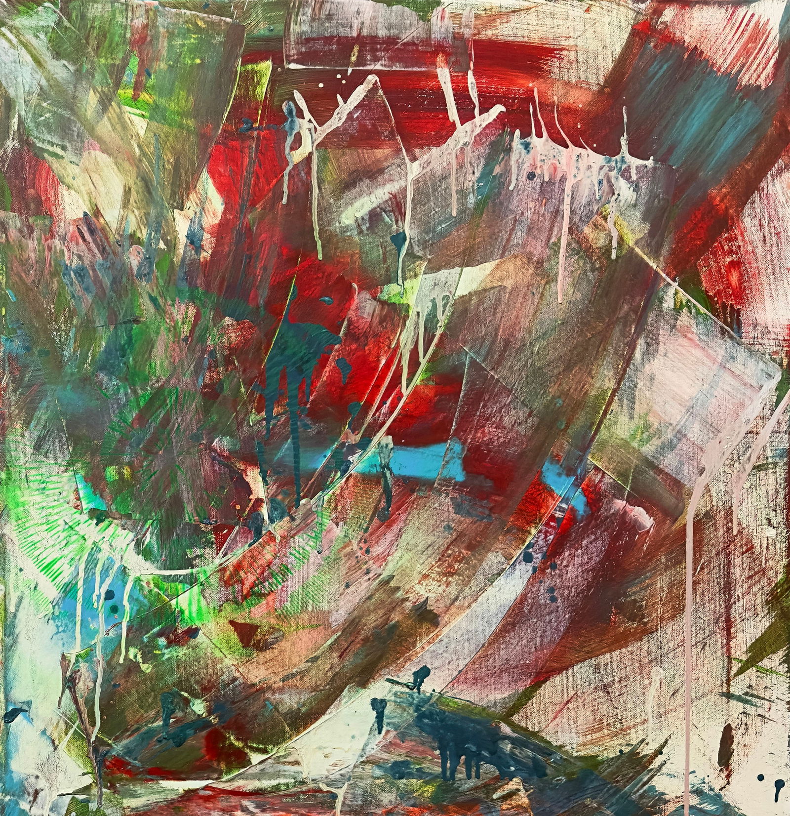 Acrylic painting Fast paced life Anatoliy Menkiv - 10