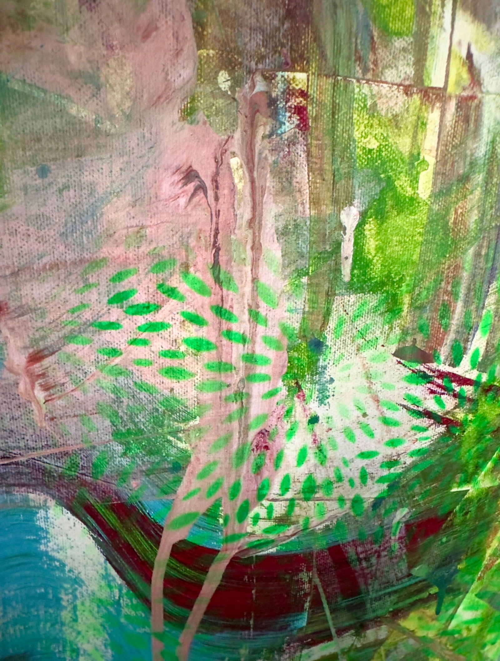 Acrylic painting Fast paced life Anatoliy Menkiv - 3