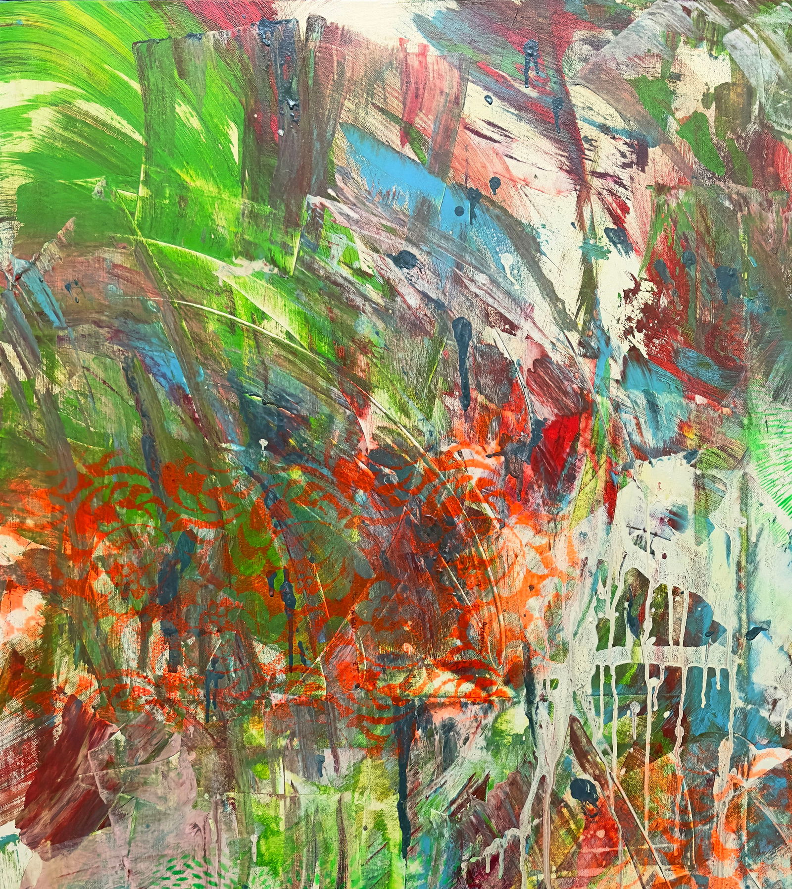 Acrylic painting Fast paced life Anatoliy Menkiv - 9