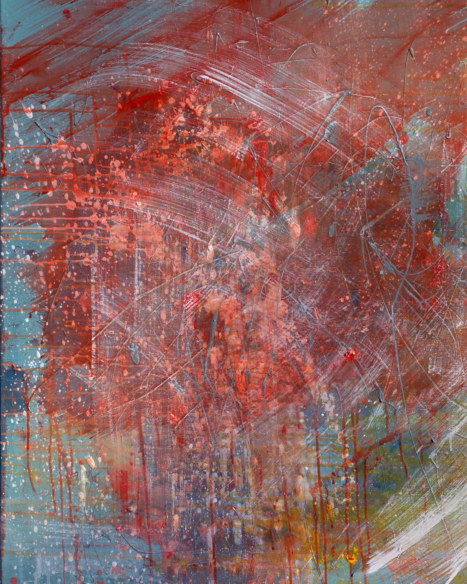 Oil painting Evolutionary episode Anatoliy Menkiv - 2