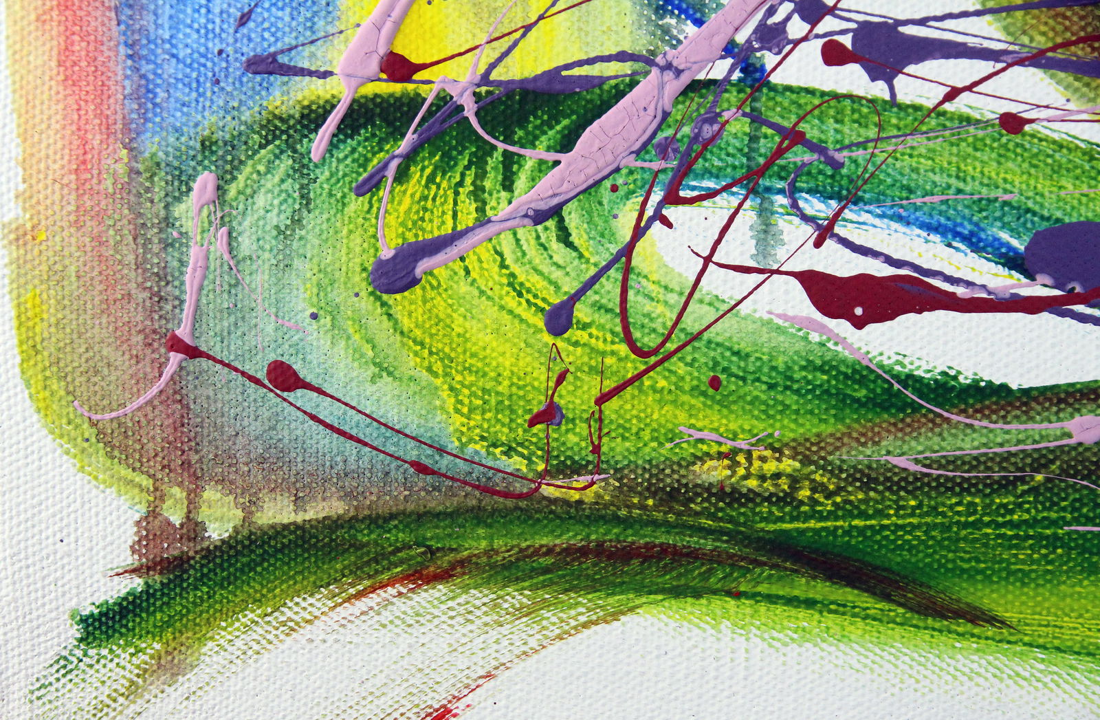 Acrylic painting Green Crown Anatoliy Menkiv - 7