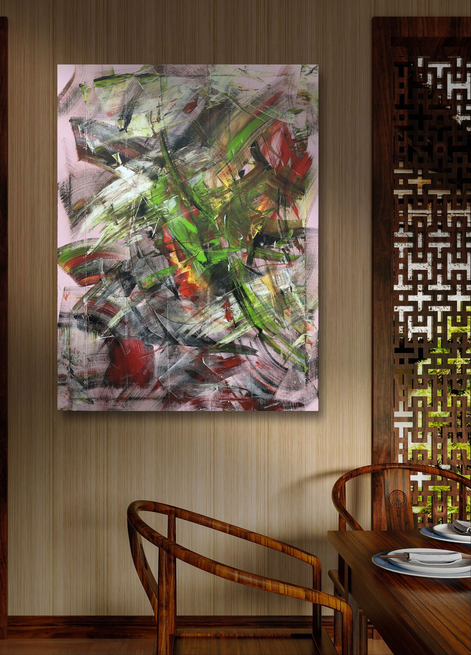 Acrylic painting Harmony of Chaos Anatoliy Menkiv - 2