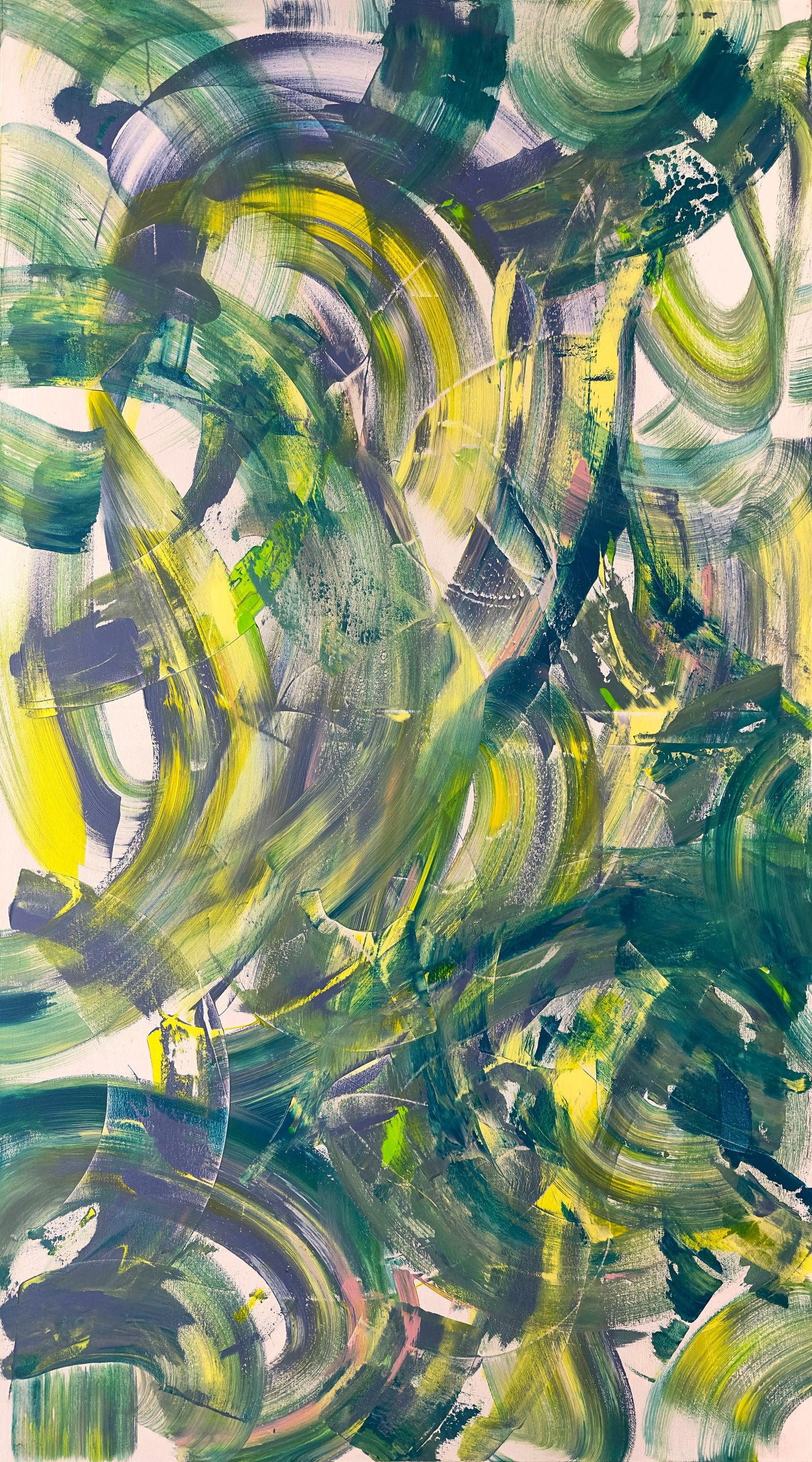 Acrylic painting History in Golden Rays Anatoliy Menkiv (1 of 9)