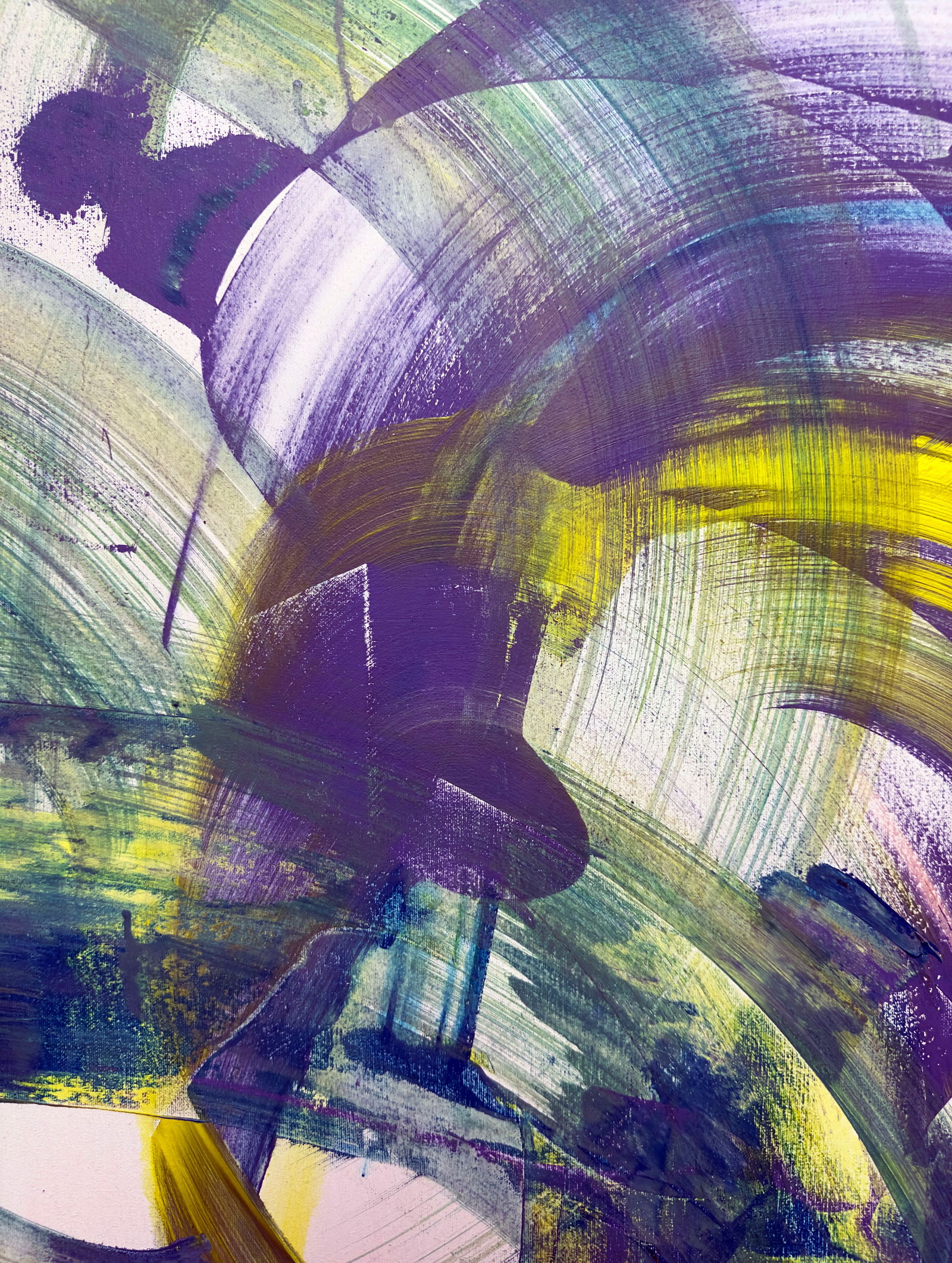 Acrylic painting History in Golden Rays Anatoliy Menkiv - 3