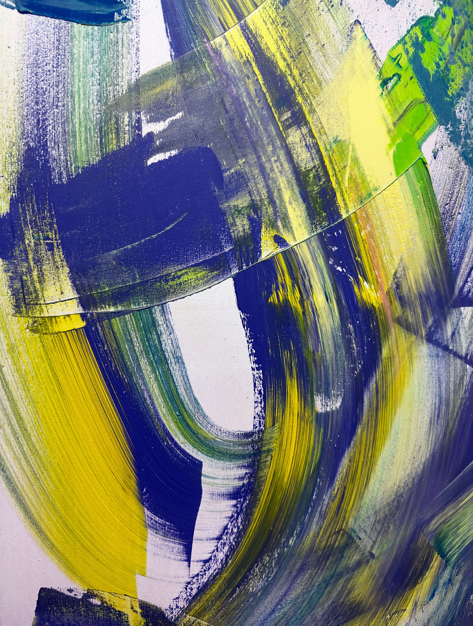 Acrylic painting History in Golden Rays Anatoliy Menkiv - 8