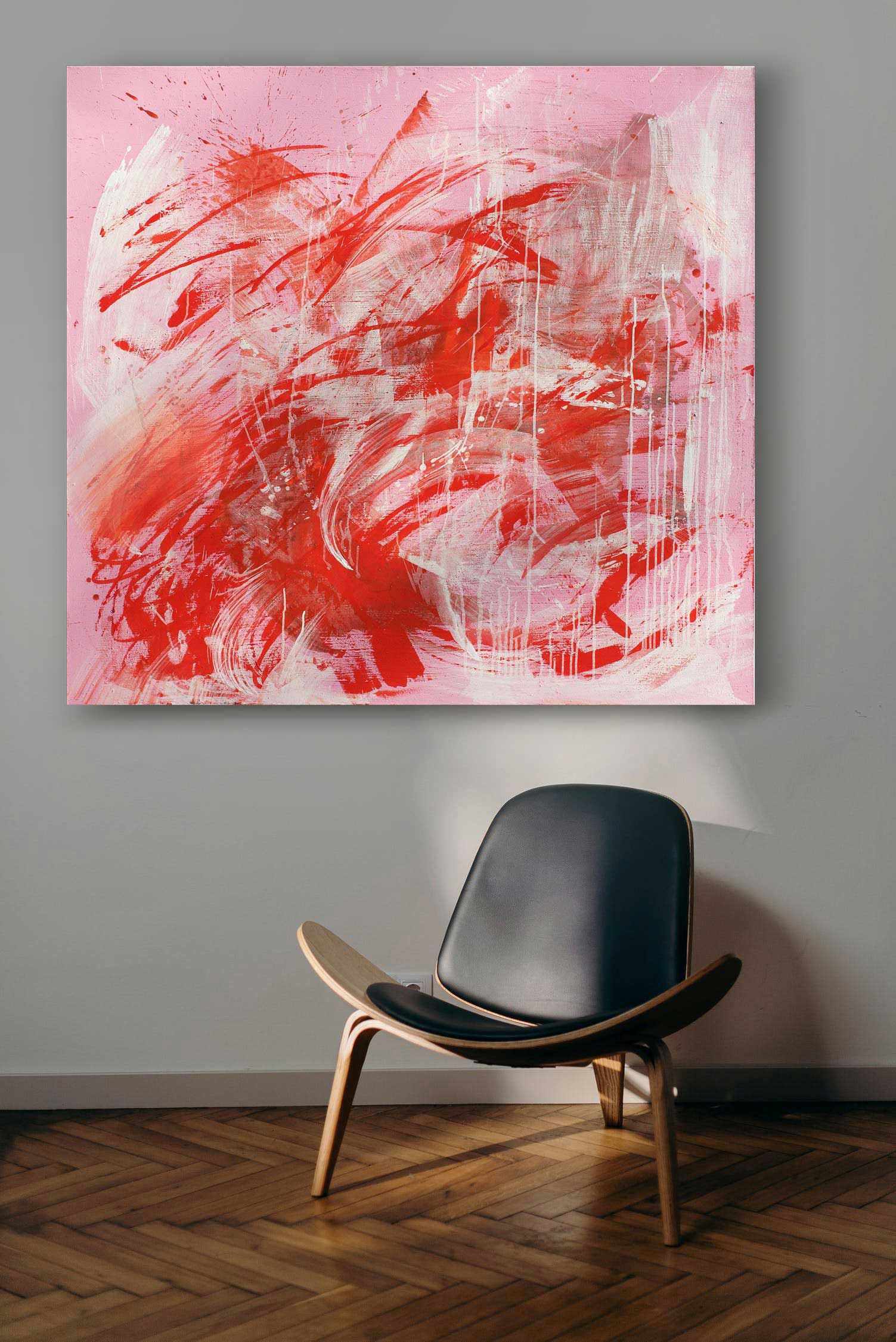 Acrylic painting Kiss Anatoliy Menkiv - 2