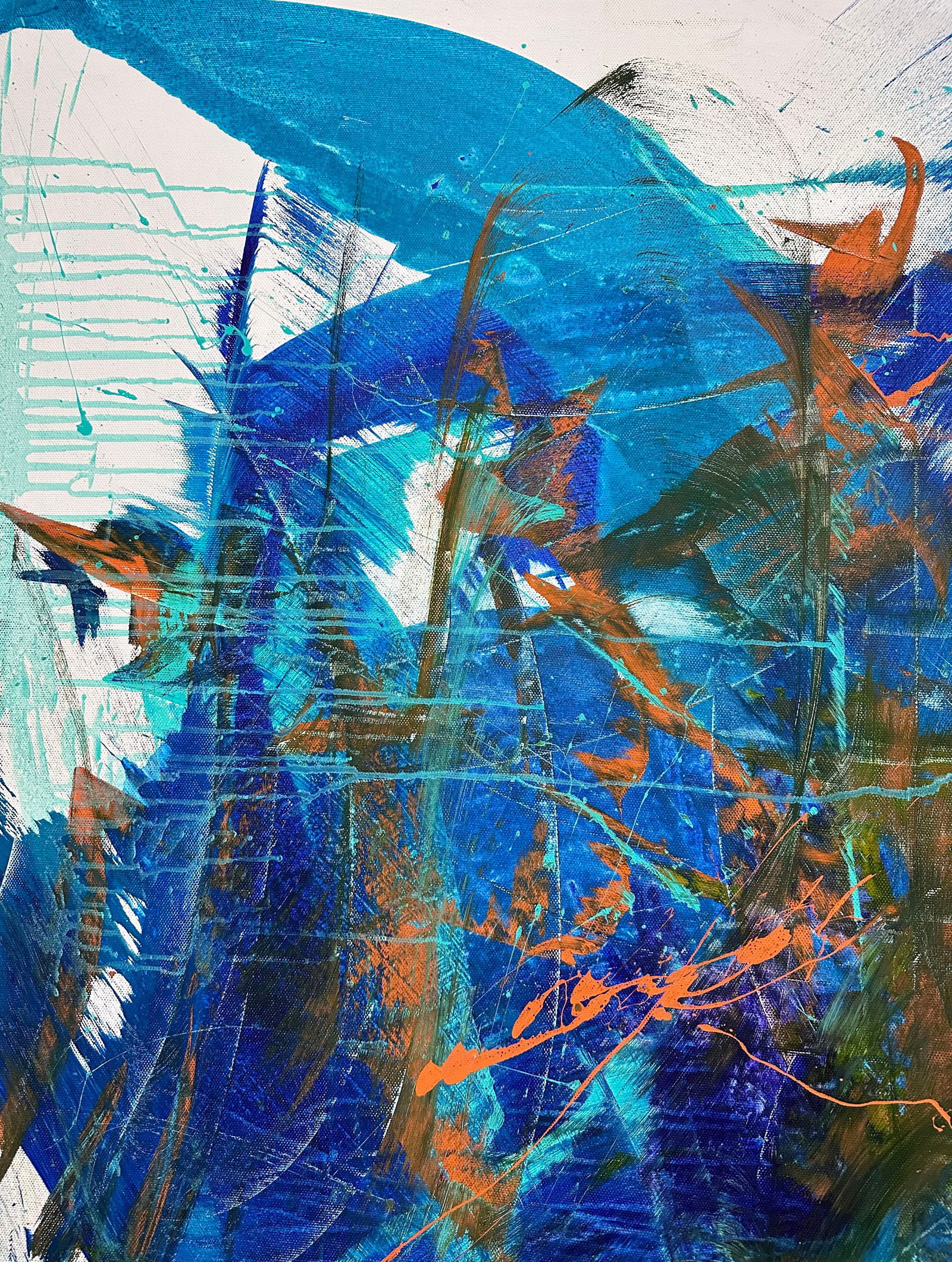 Acrylic painting Memory of the Sea Anatoliy Menkiv - 3