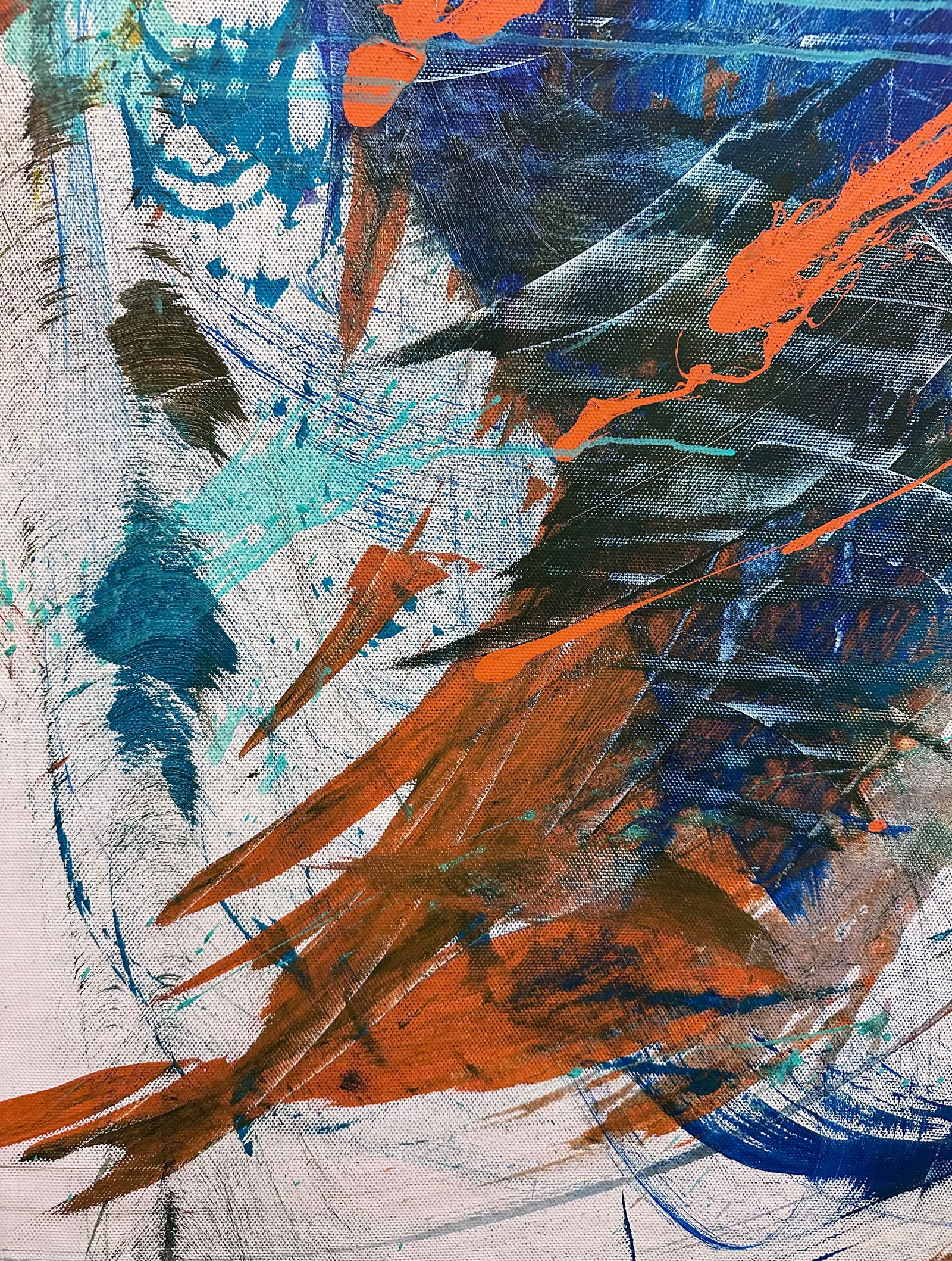 Acrylic painting Memory of the Sea Anatoliy Menkiv - 5