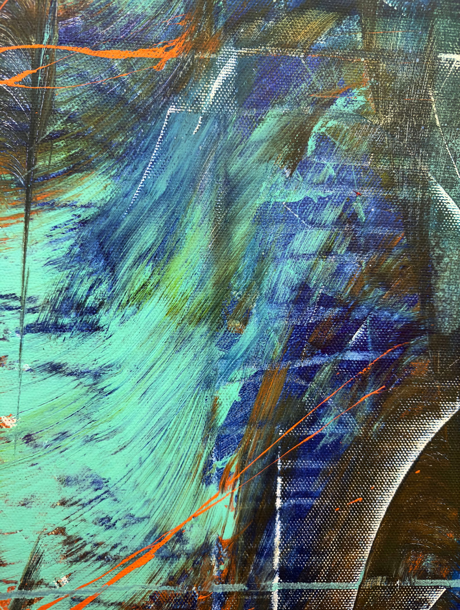 Acrylic painting Memory of the Sea Anatoliy Menkiv - 8