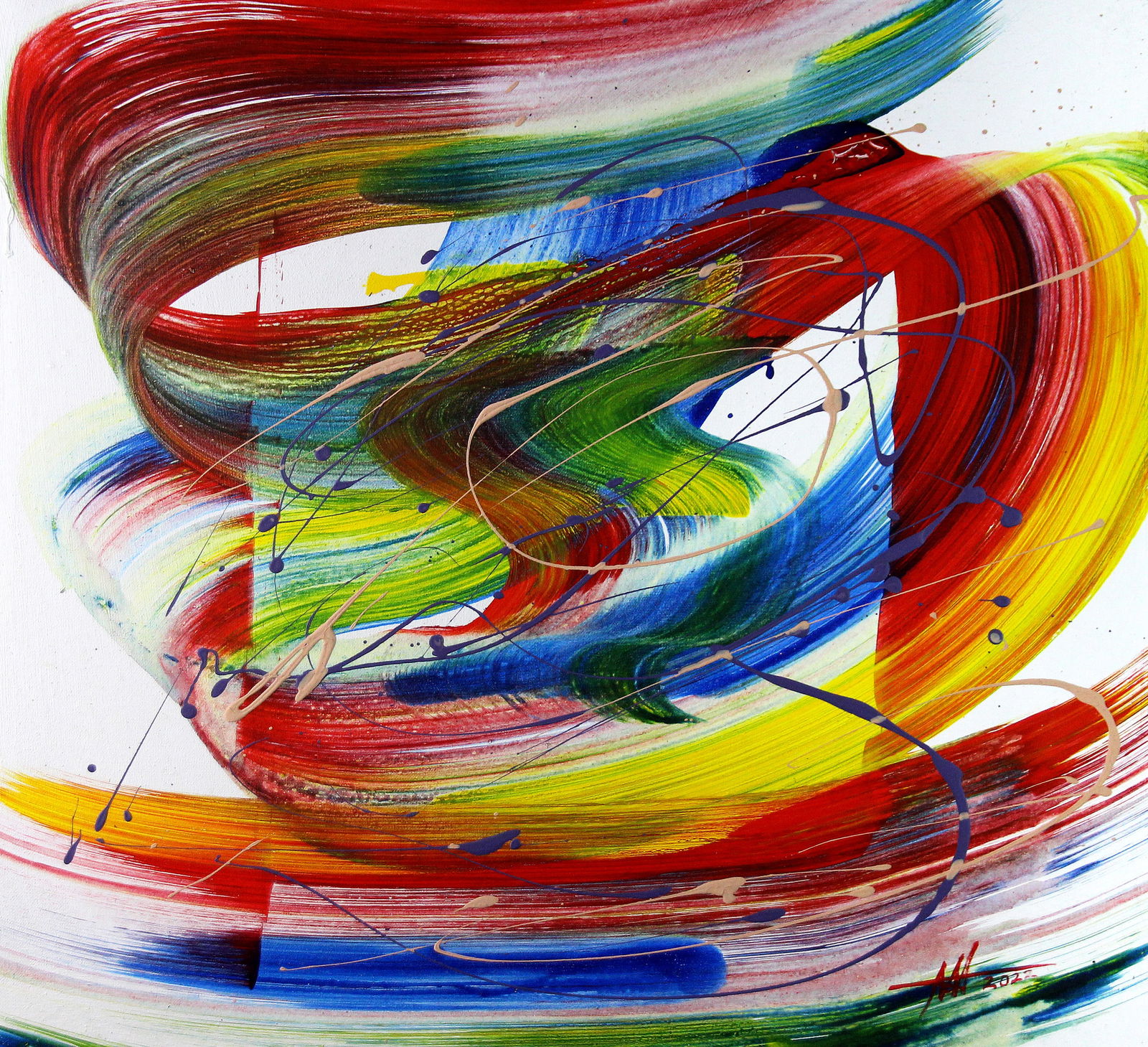 Acrylic painting Metaphysical Anatoliy Menkiv (1 of 8)