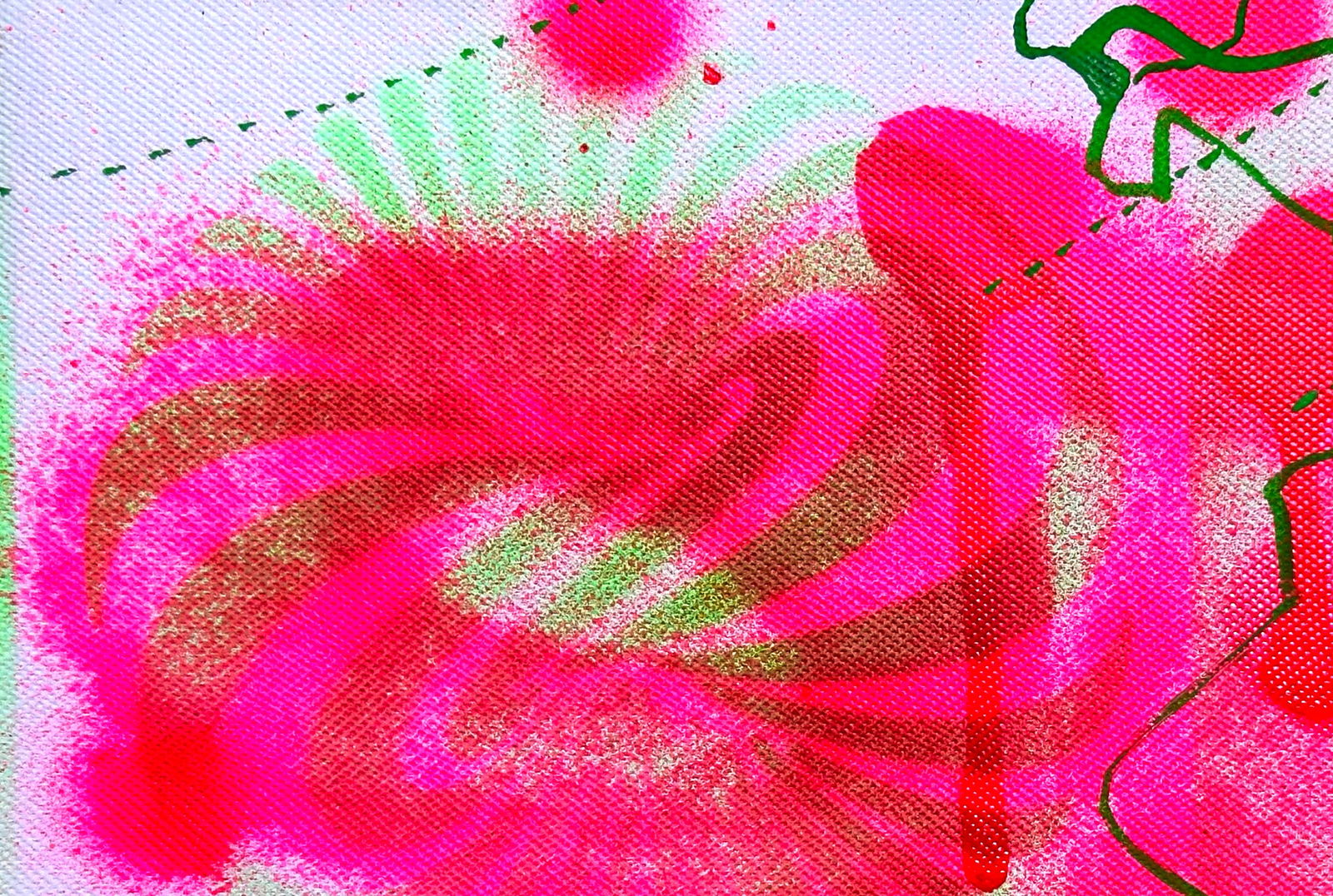 Acrylic painting Pink ring Anatoliy Menkiv - 2