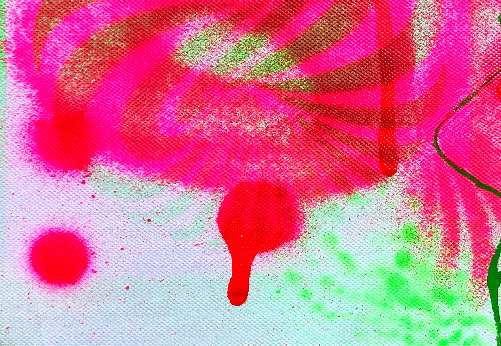 Acrylic painting Pink ring Anatoliy Menkiv - 3