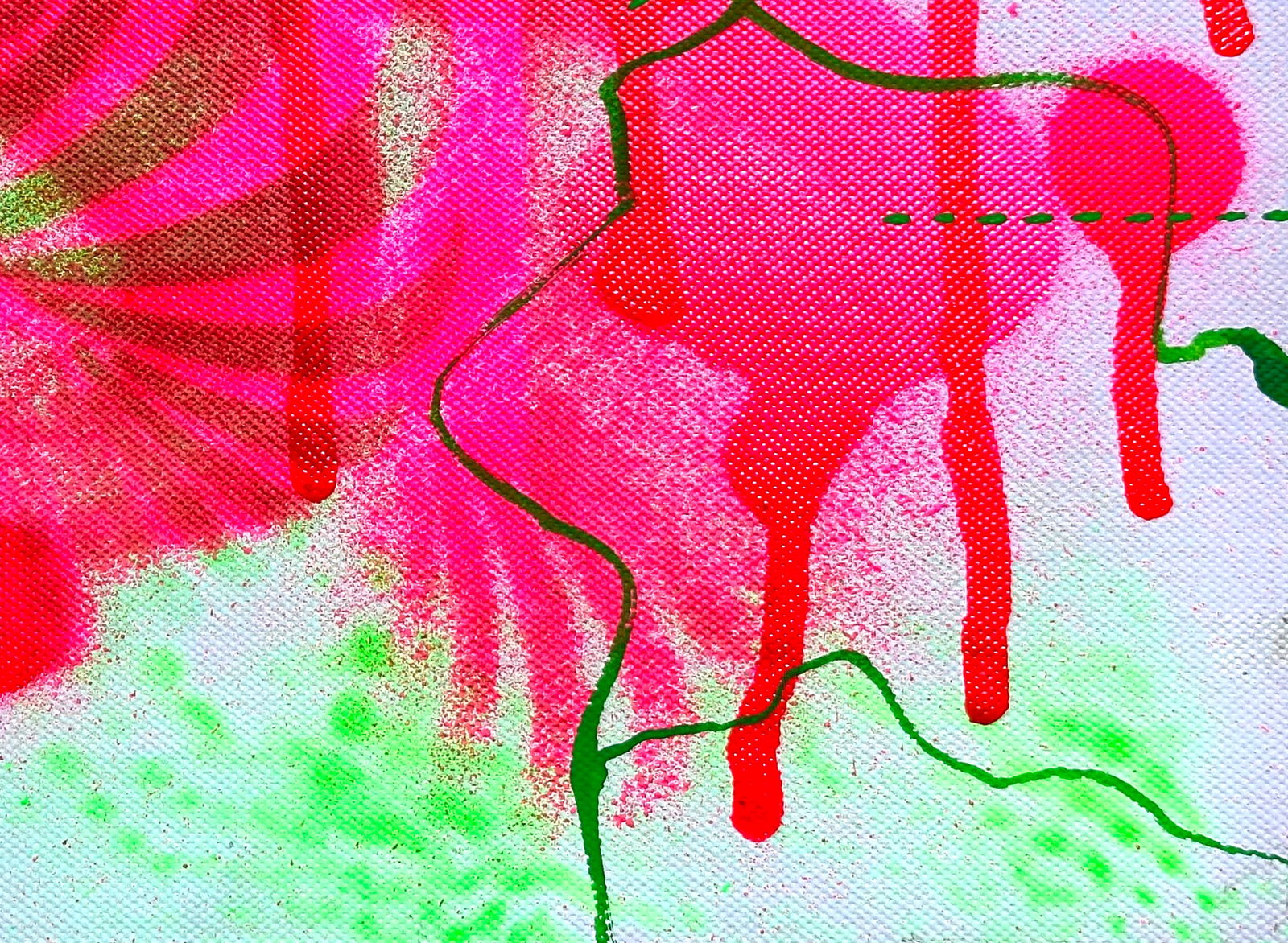 Acrylic painting Pink ring Anatoliy Menkiv - 4