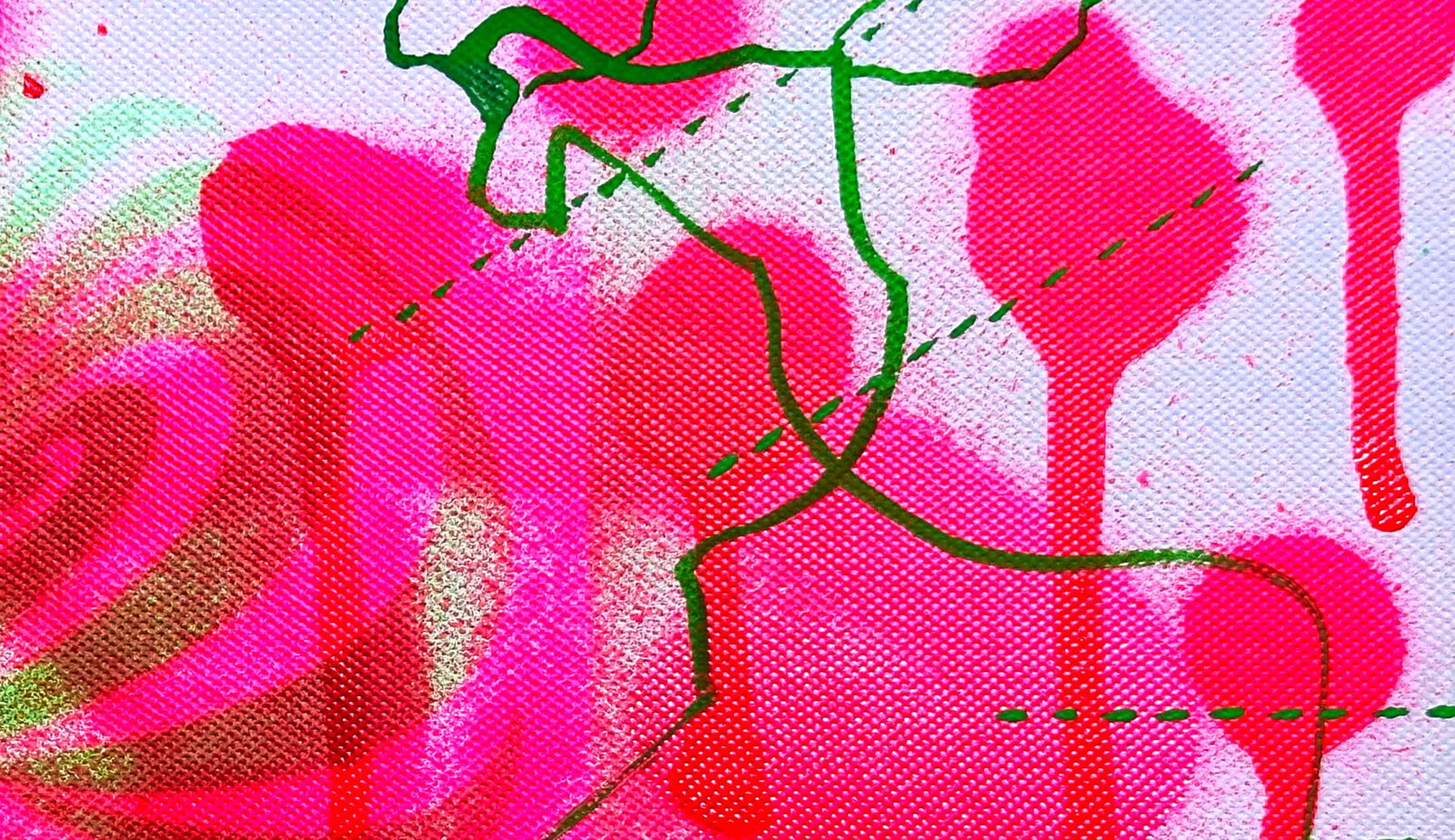 Acrylic painting Pink ring Anatoliy Menkiv - 5