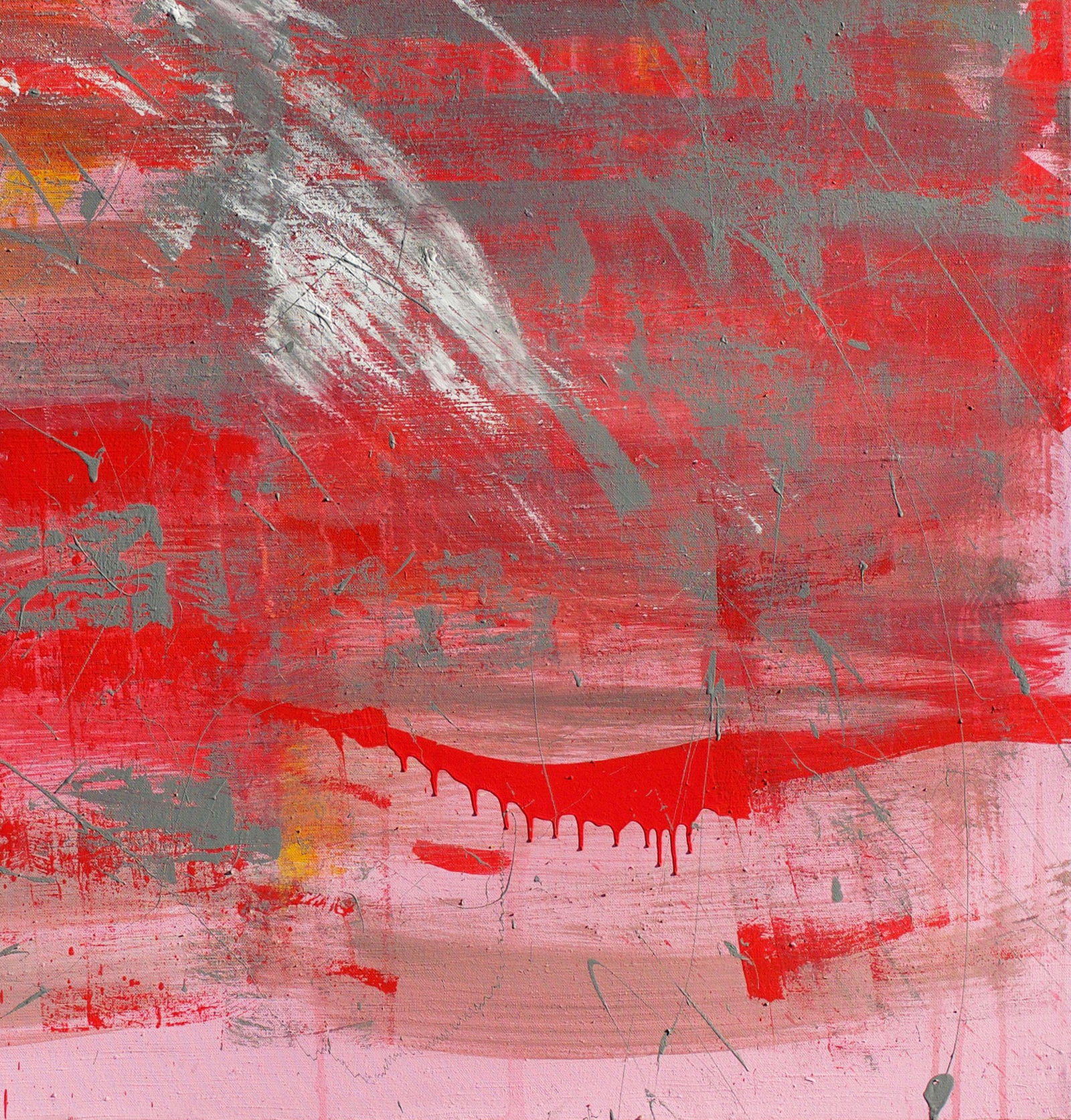 Acrylic painting Red and Grey Anatoliy Menkiv - 5