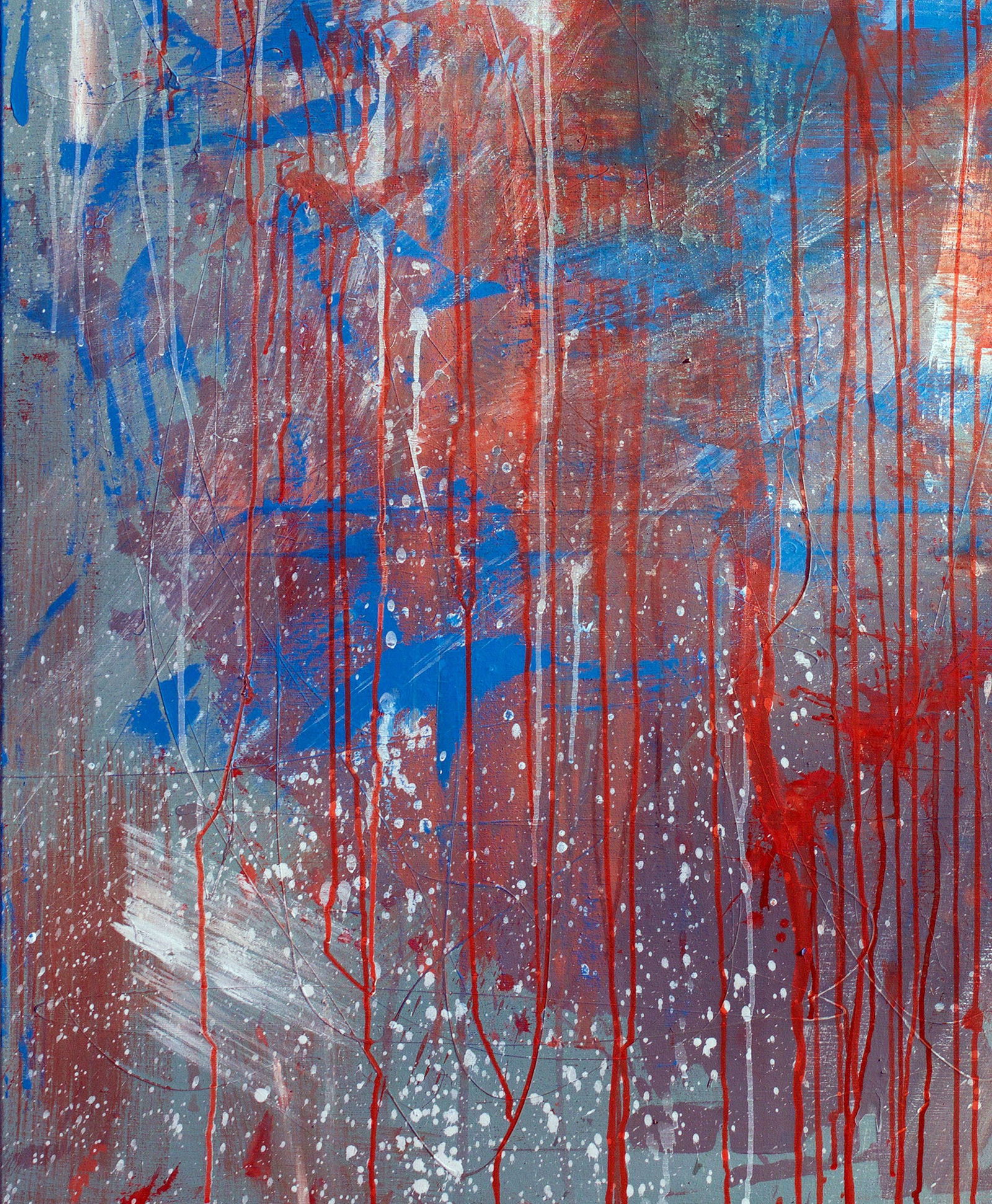 Oil painting Red energy flows Anatoliy Menkiv - 4