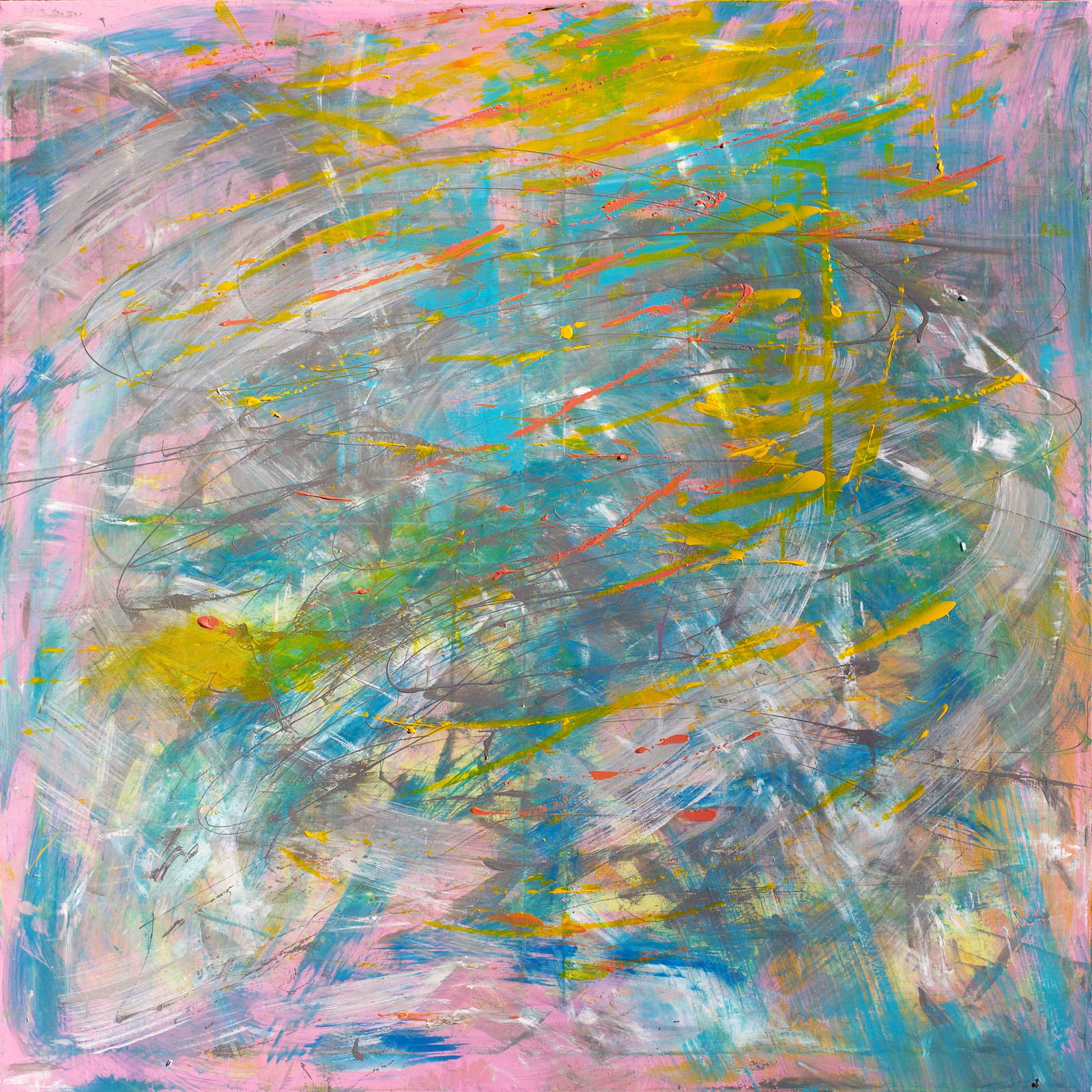 Oil painting Splashes of summer impressions Anatoliy Menkiv: Title: Oil painting Splashes of summer impressions Anatoliy Menkiv Description: 82MENK Painter: Anatoliy Menkiv Size: 120x120 cm/47.24x47.24 inches Components: oil, acrylic, canvas Original painting C